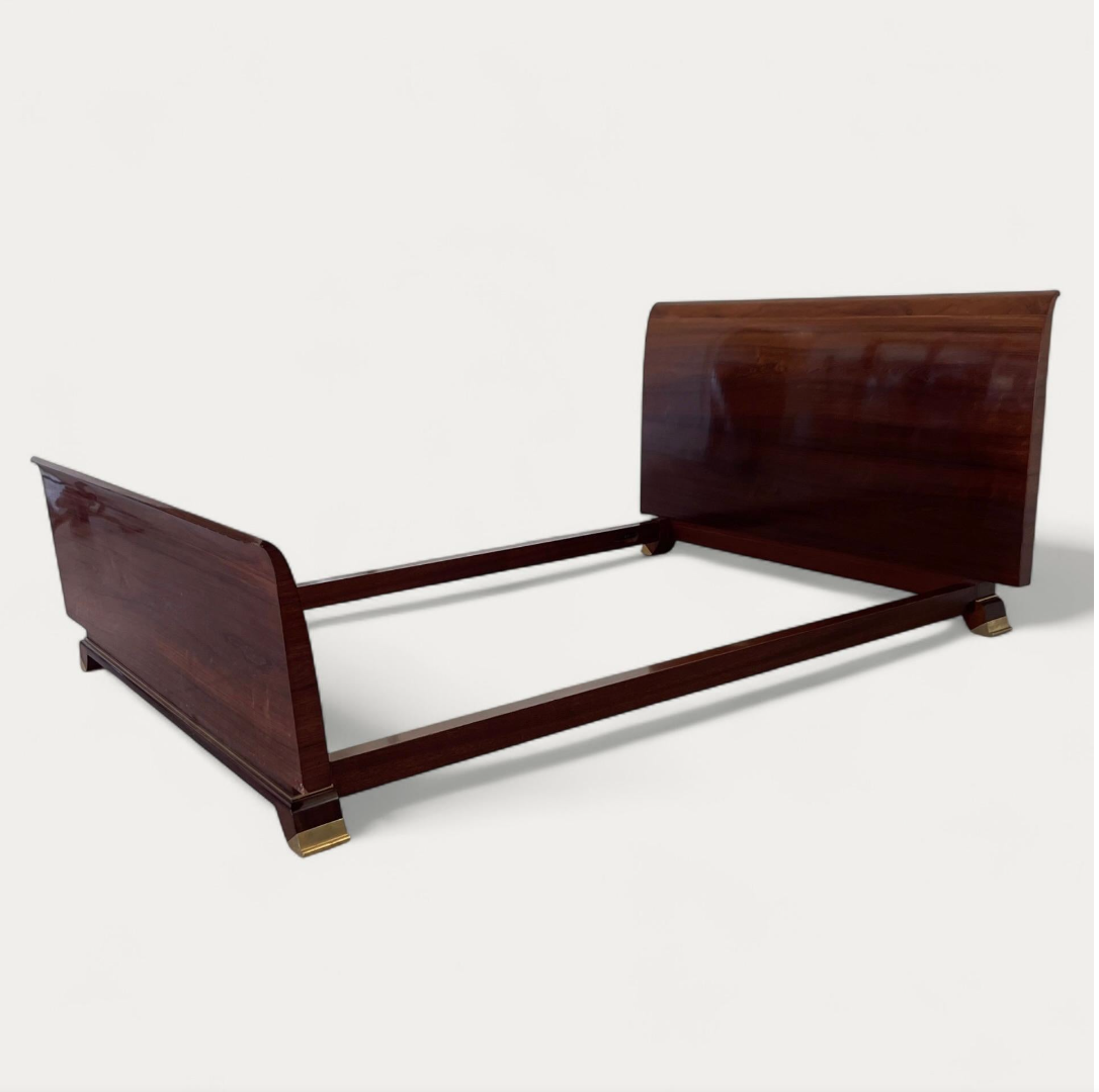 Jules Leleu (1883-1961) Bed Frame circa 1940