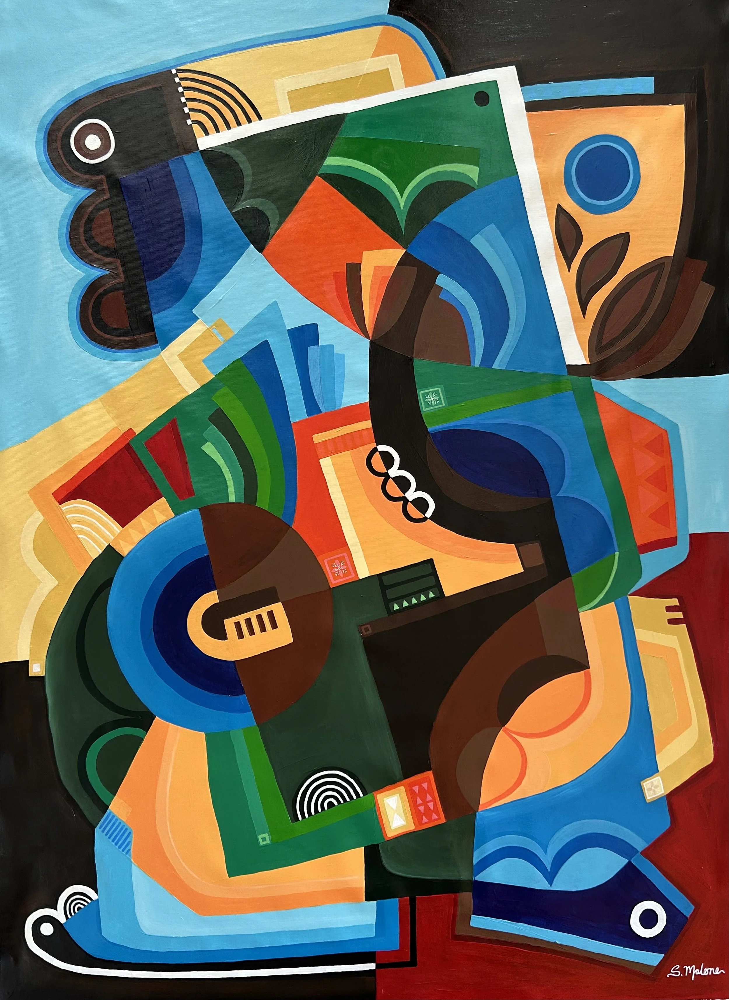 The Afterparty (129x94cm) Acrylic on canvas