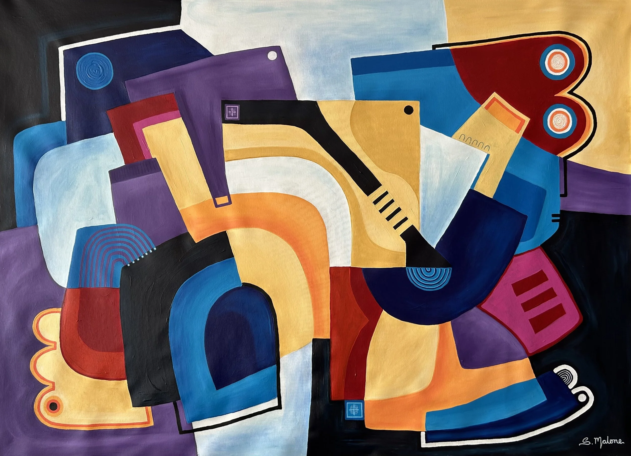 It Ain't a Giraffe (195x95cm) Acrylic on canvas