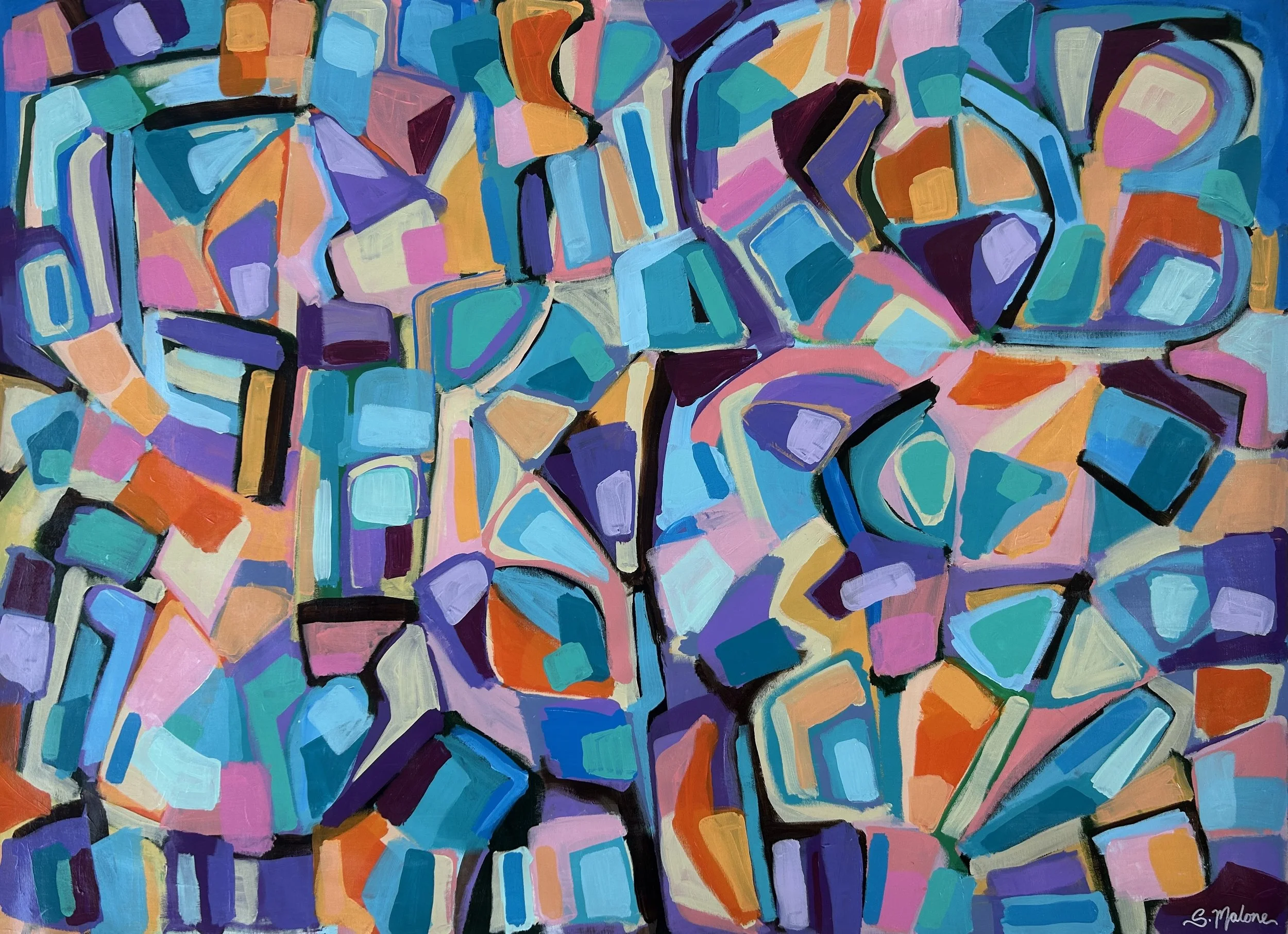 🔴 The Great De-Stressor (130x94cm) Acrylic on canvas