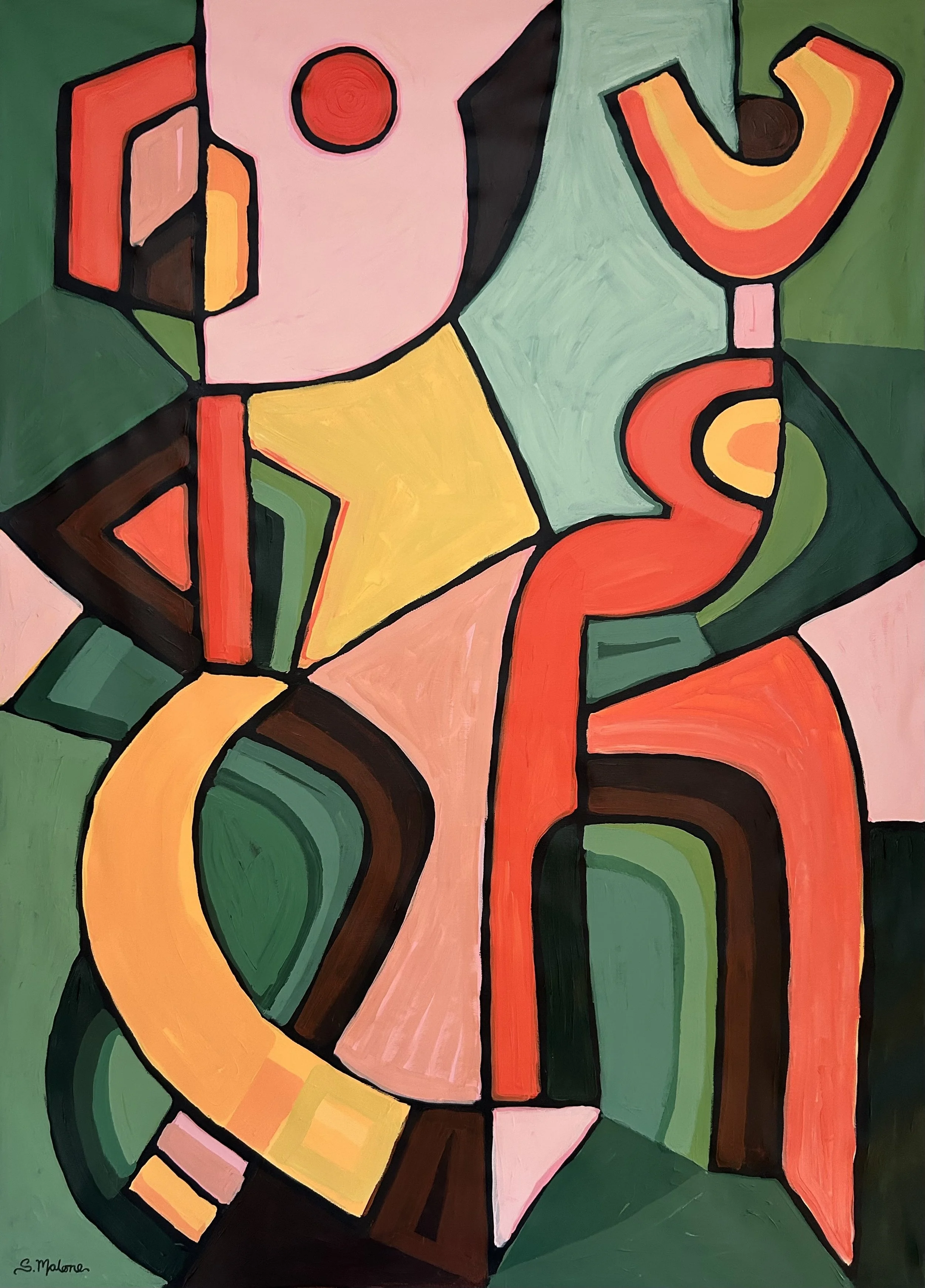 The Unspoken (131x94cm) Acrylic on canvas