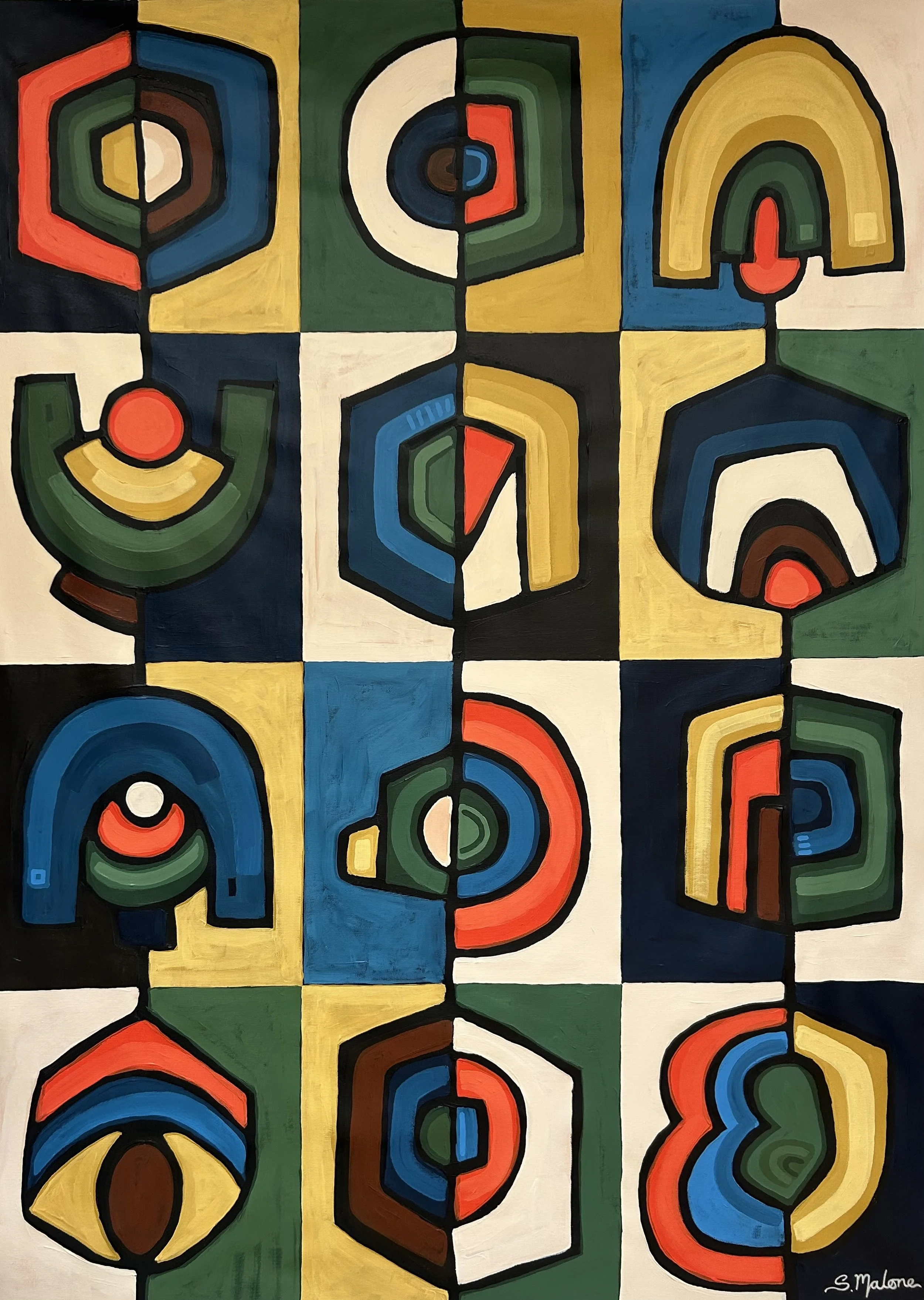 Great Minds Think Alike (130x95cm) Acrylic on canvas