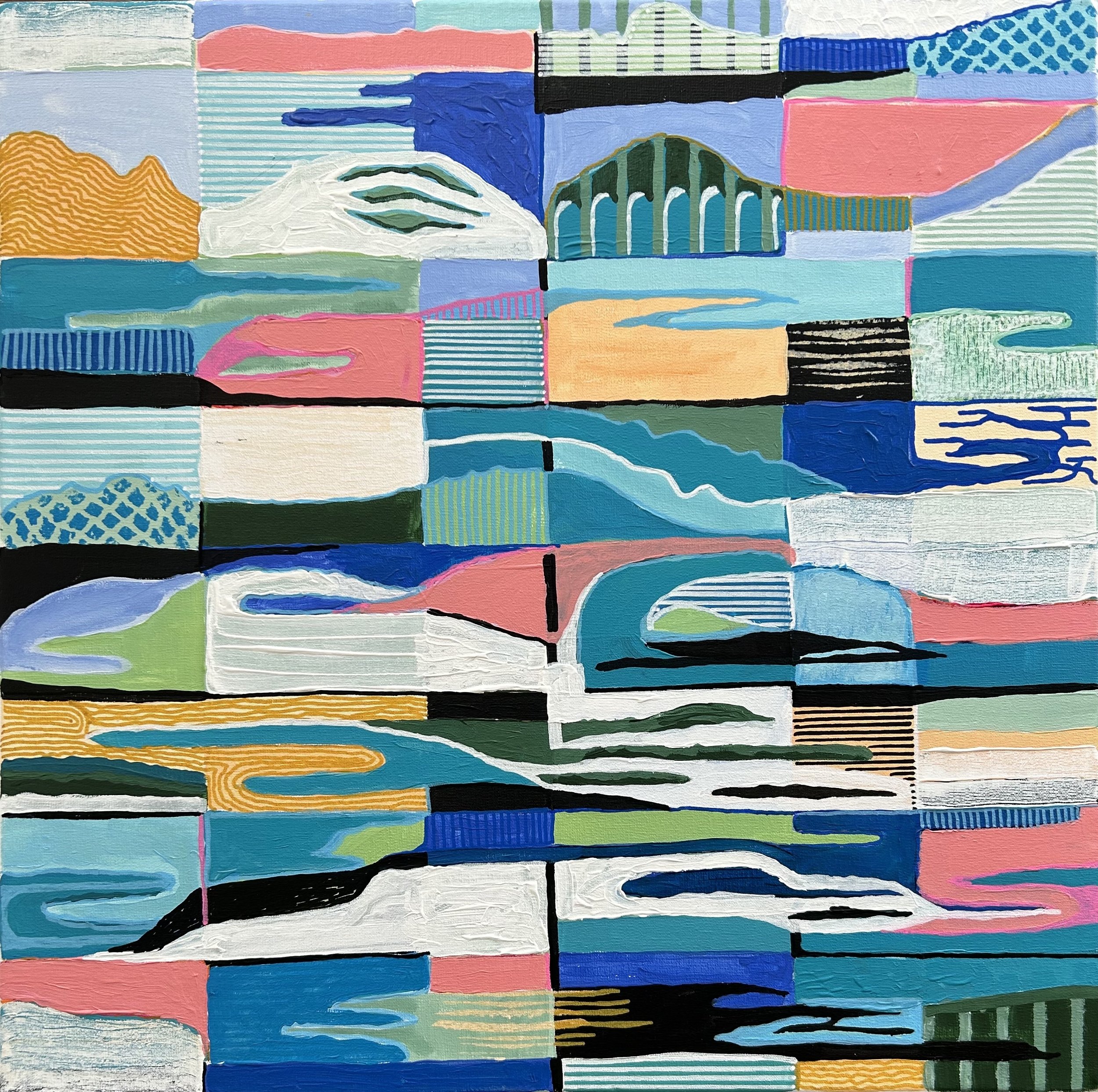 Harmony 3 (50x50cm) Acrylic on canvas
