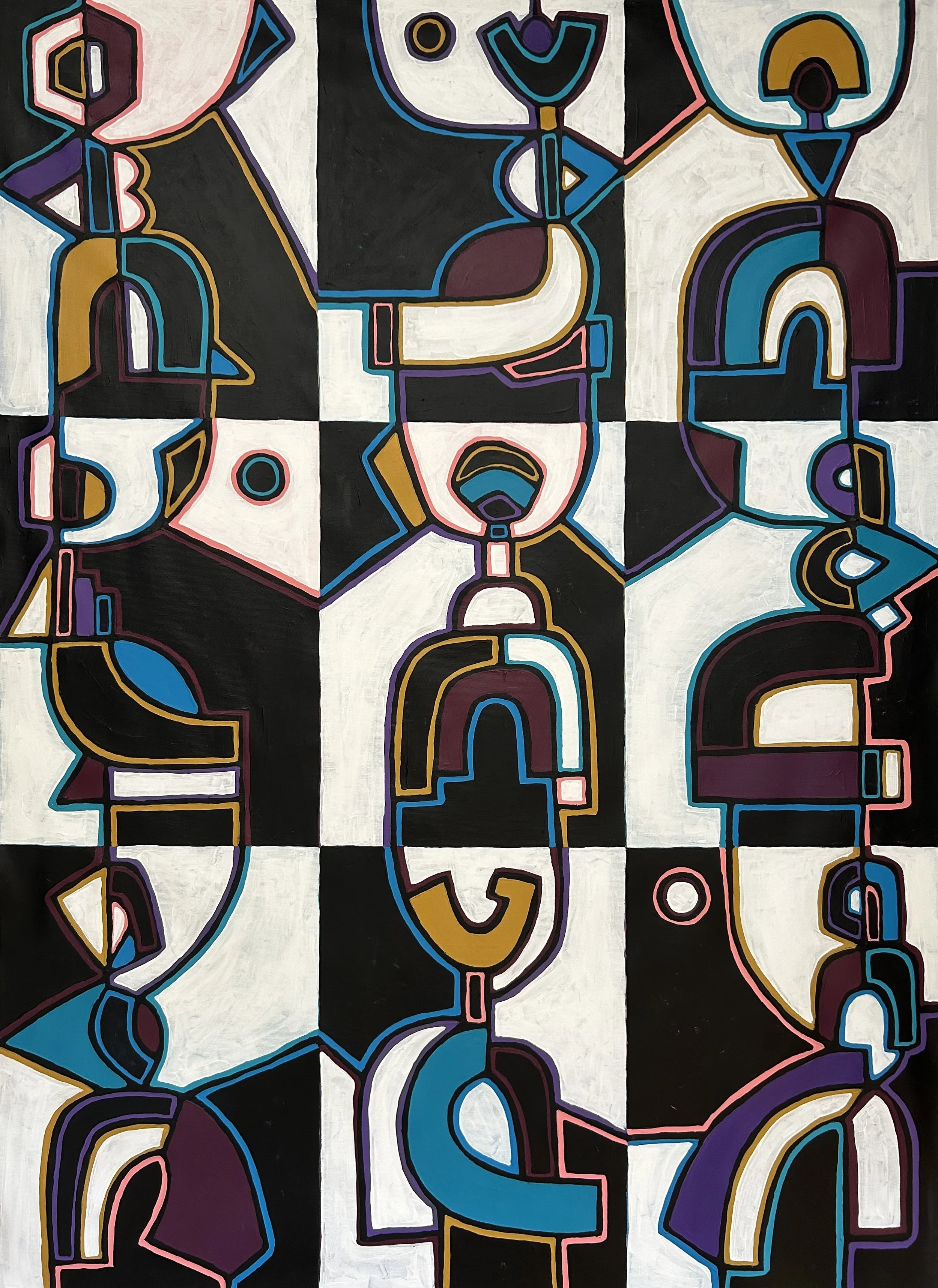The Beat Goes On (130x94cm) Acrylic on canvas