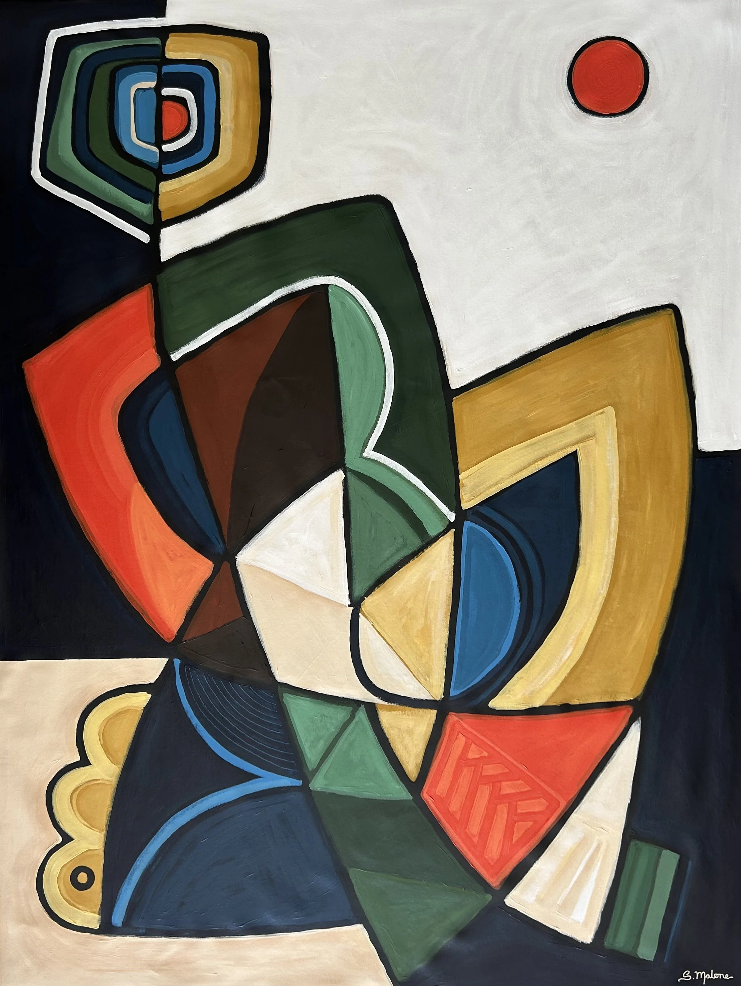 A Moment of Rest (160x120cm) Acrylic on canvas