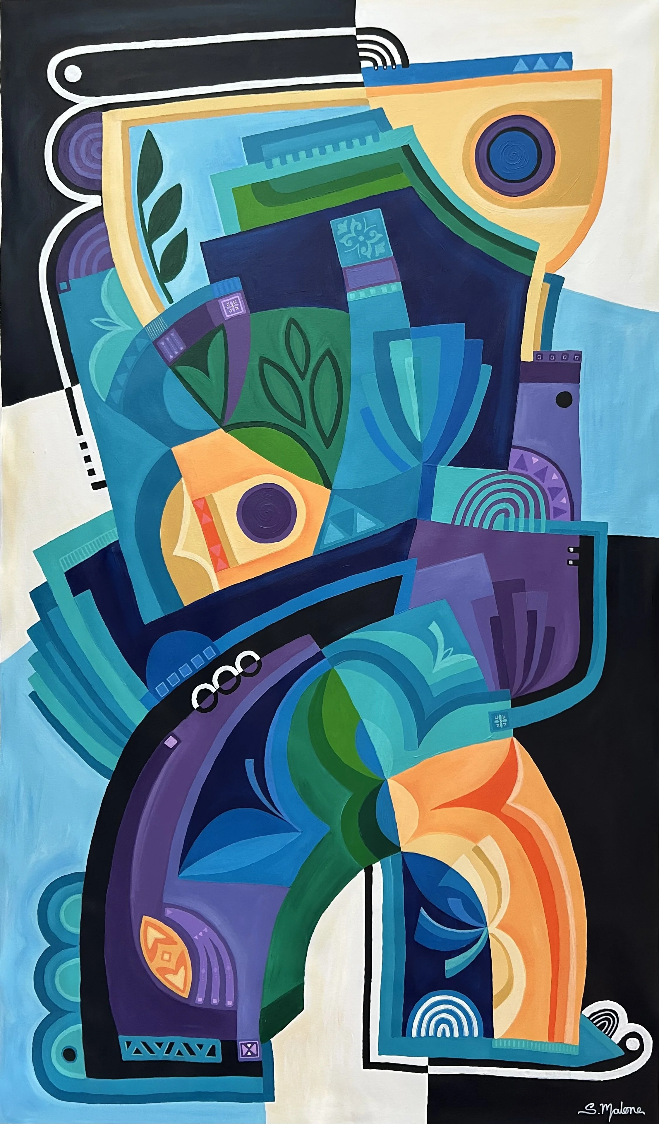 Lighthouse Theory (160x94cm) Acrylic on canvas