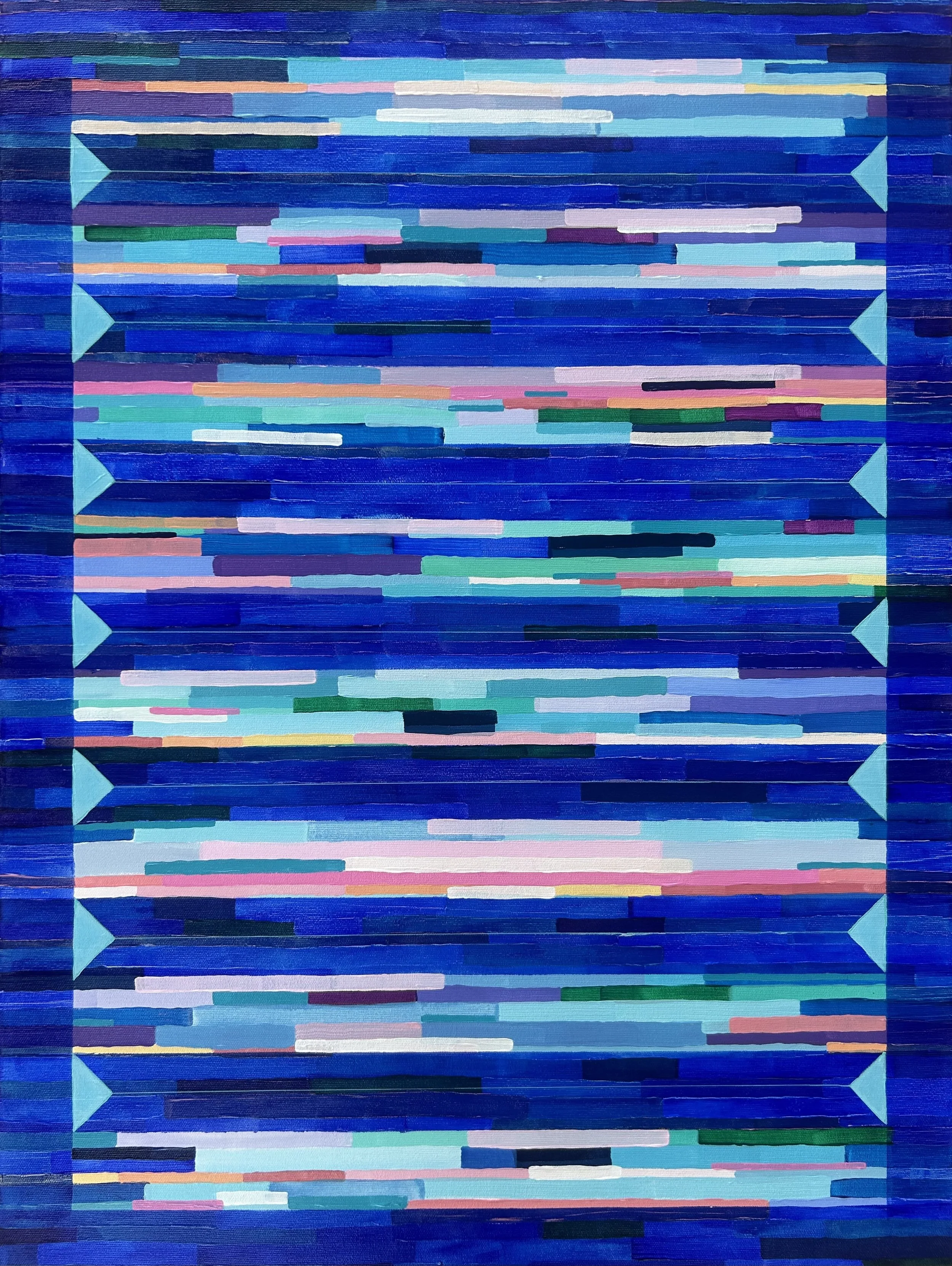 🔴 Beyond the Lines 2 (80x60cm) Acrylic on canvas