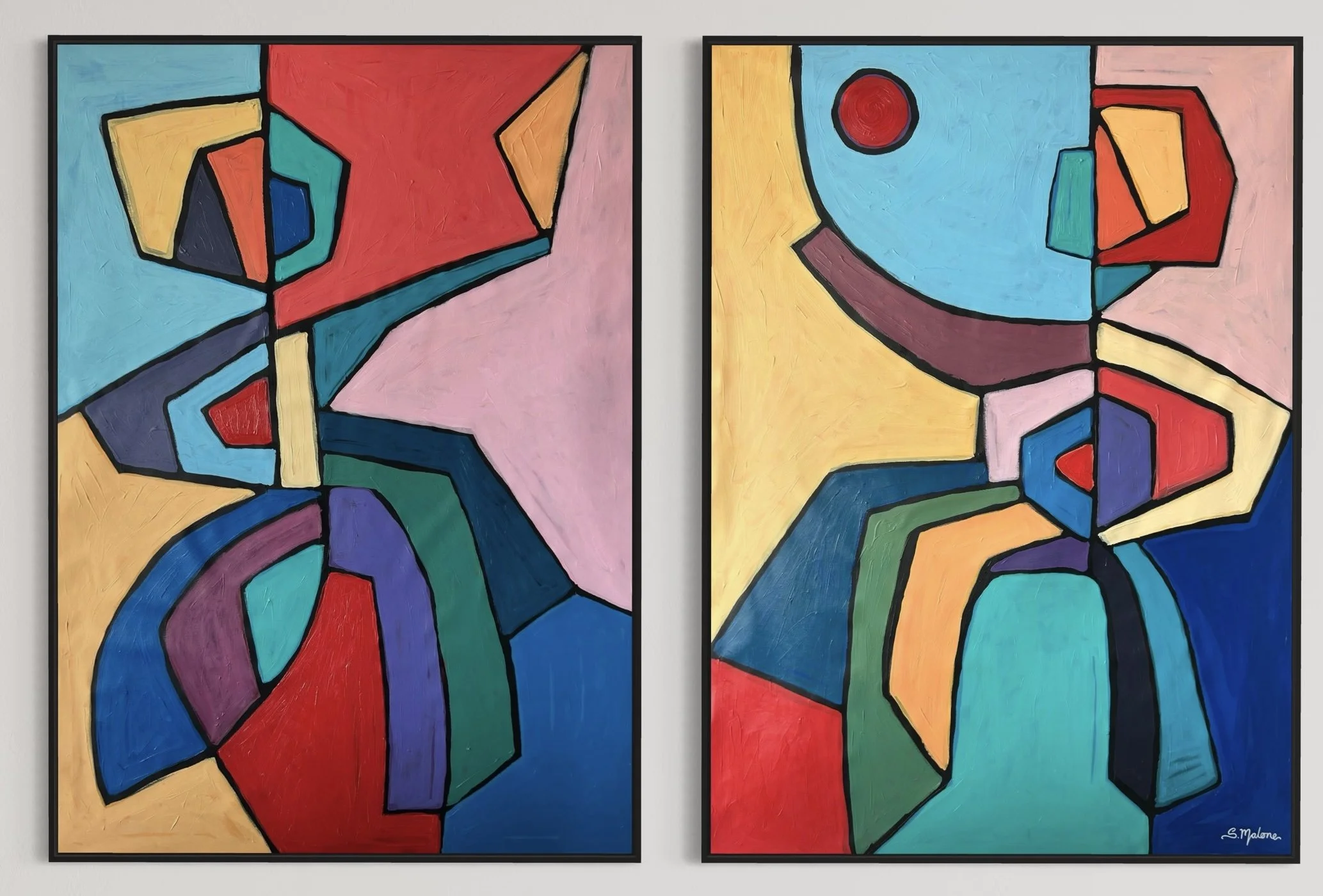 We Dance As One (188x130cm) Acrylic on canvas