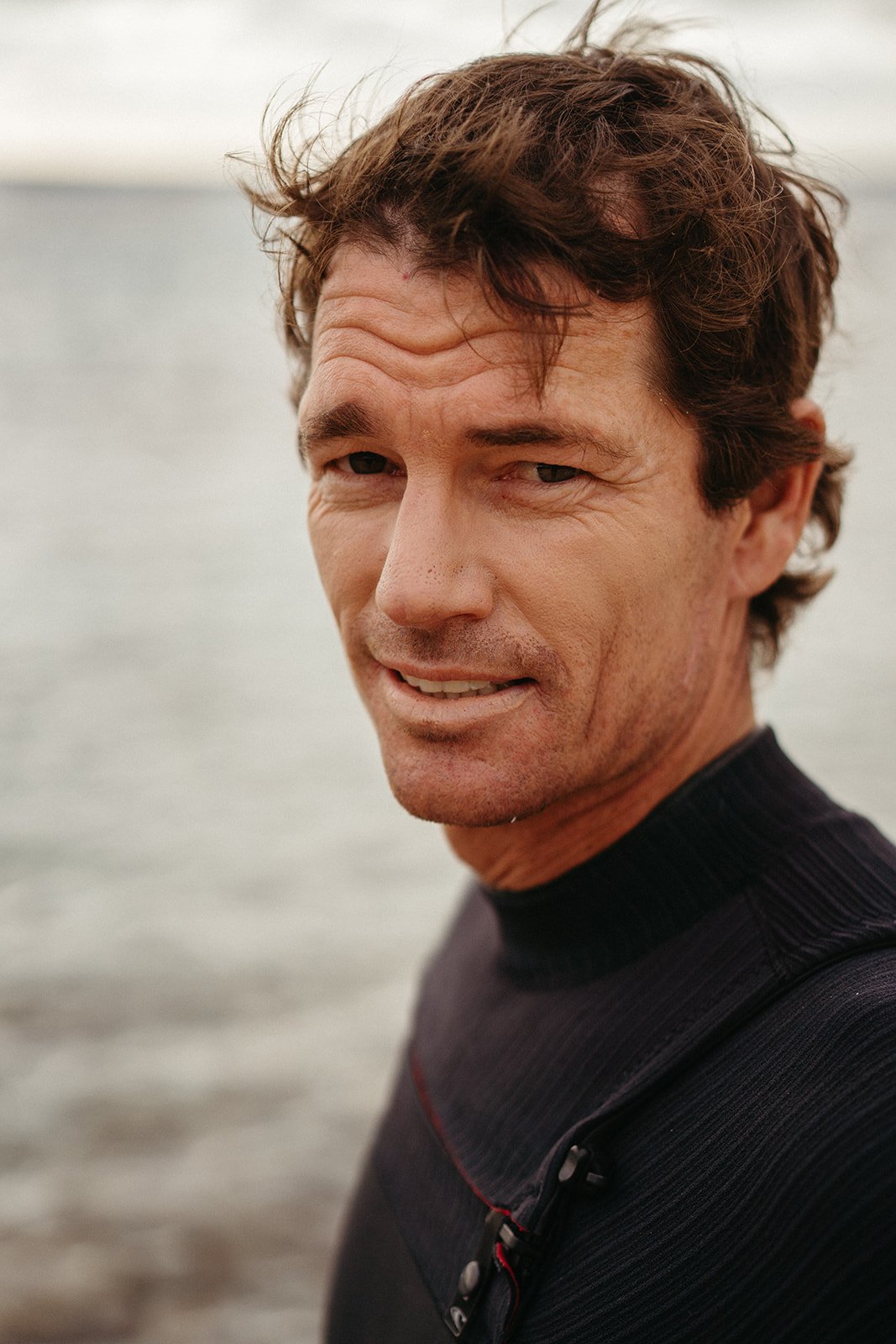Surfer wearing Yallingup Zinc natural tinted skin protection