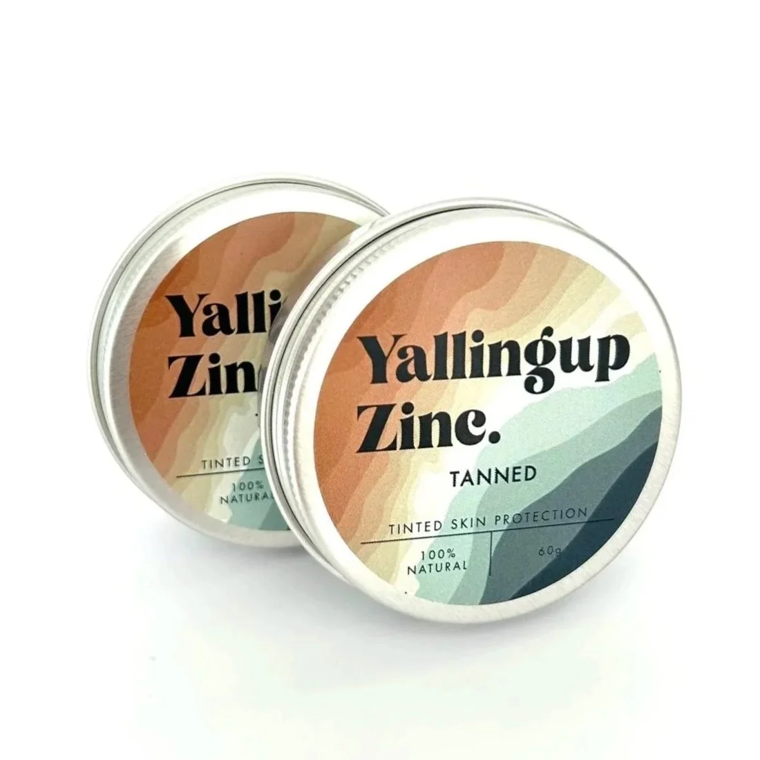 Yallingup Zinc Duo with two Everyday Tanned natural tinted zinc tins