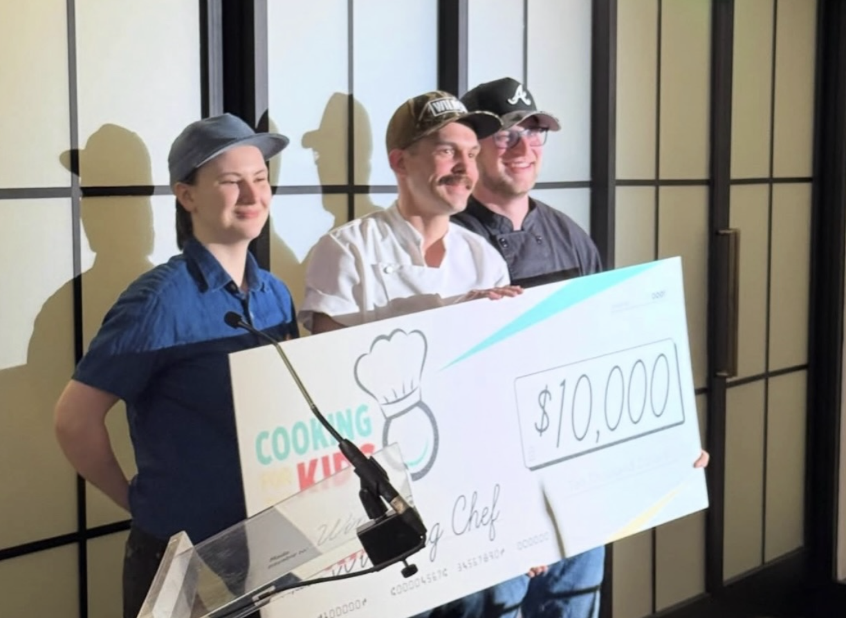 Chef Kyle Fletcher of Glasshouse Kitchen Wins Eighth Annual Cooking for the Kids Chef Competition