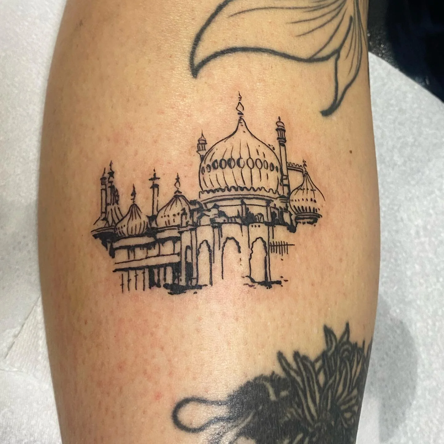Brighton Pavillion for  the wonderful @albamartintattoo 
My part of our trade