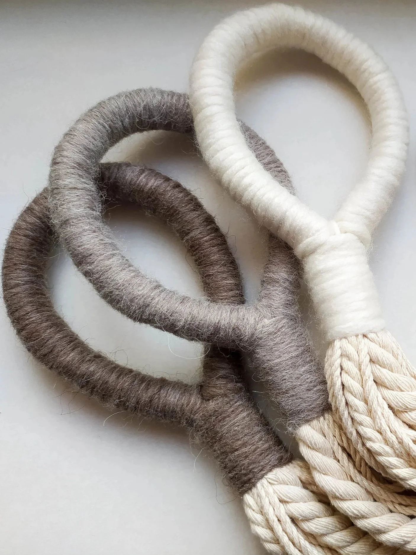 Nordic door knob tassel