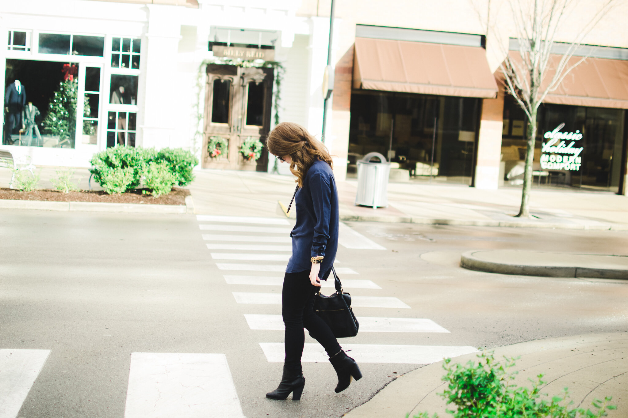 Outfit: Navy & Black