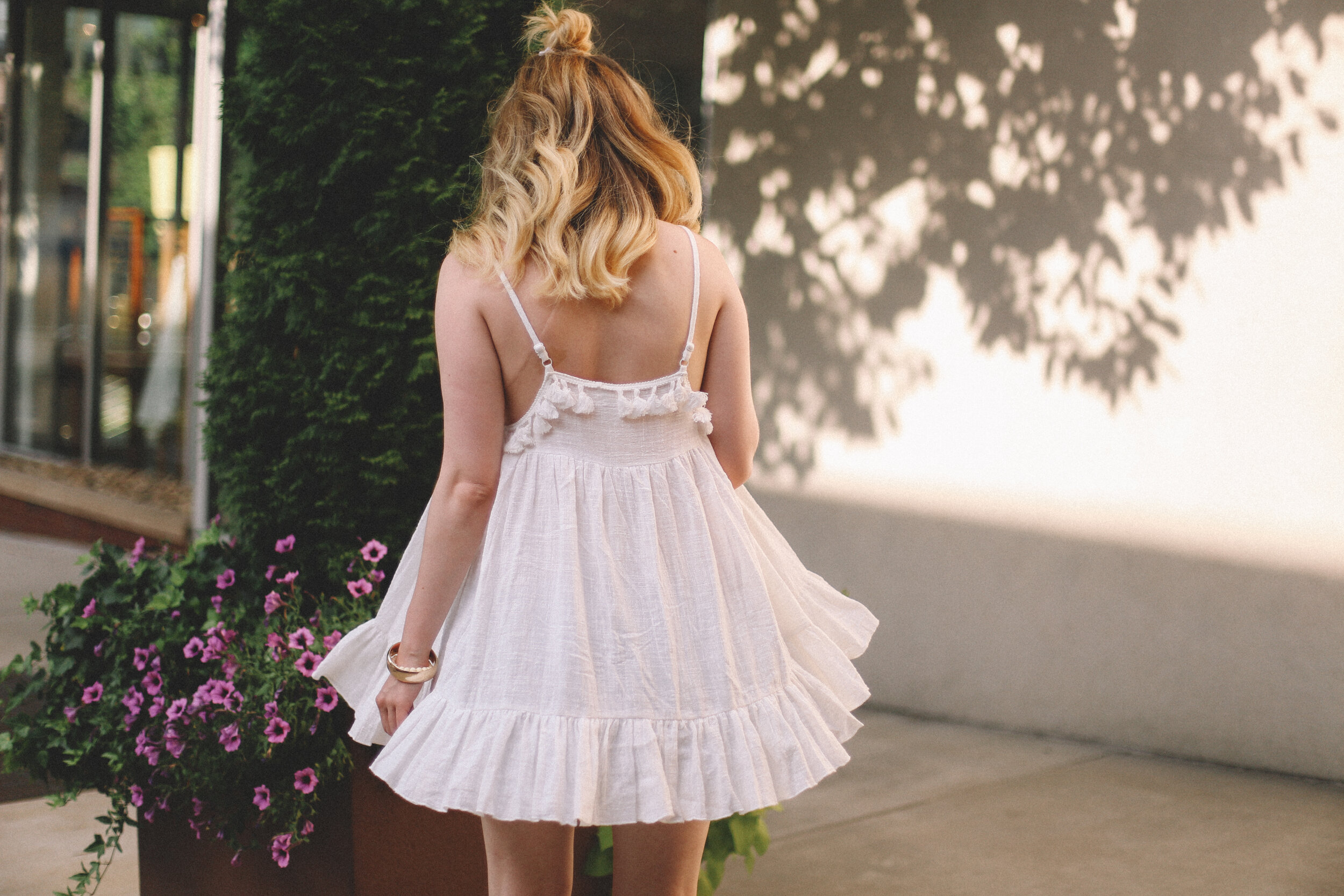 outfit: tassel tunic