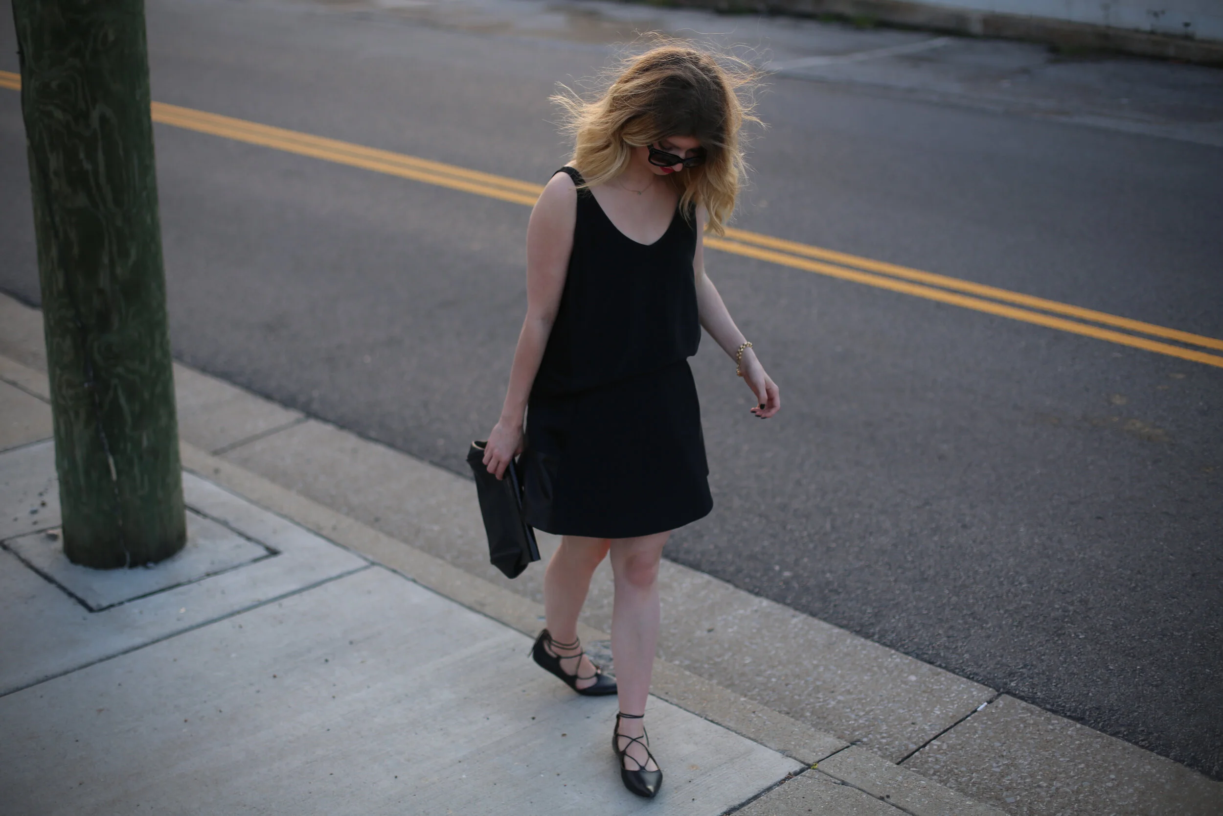 outfit: summer black