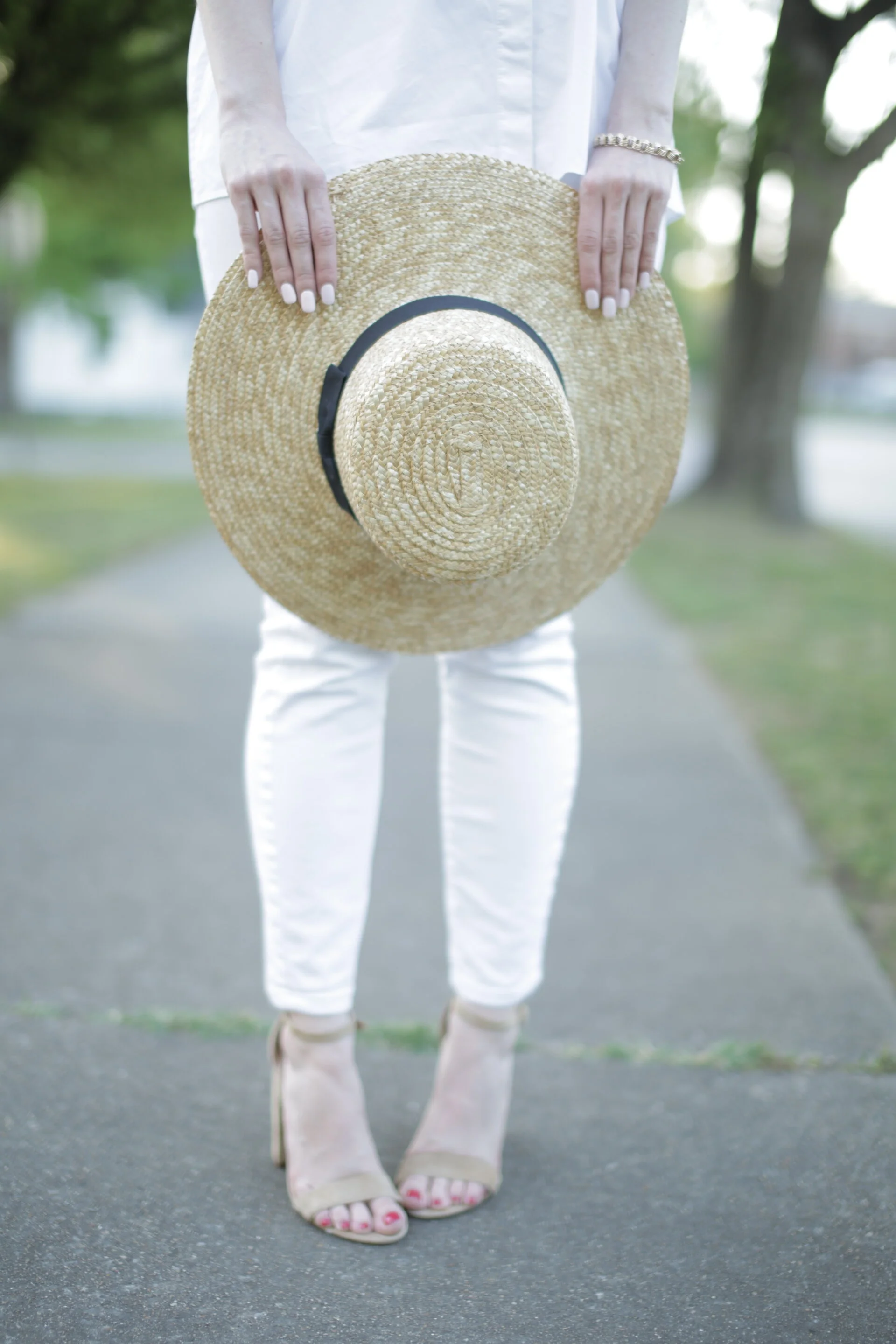 outfit: straw hat