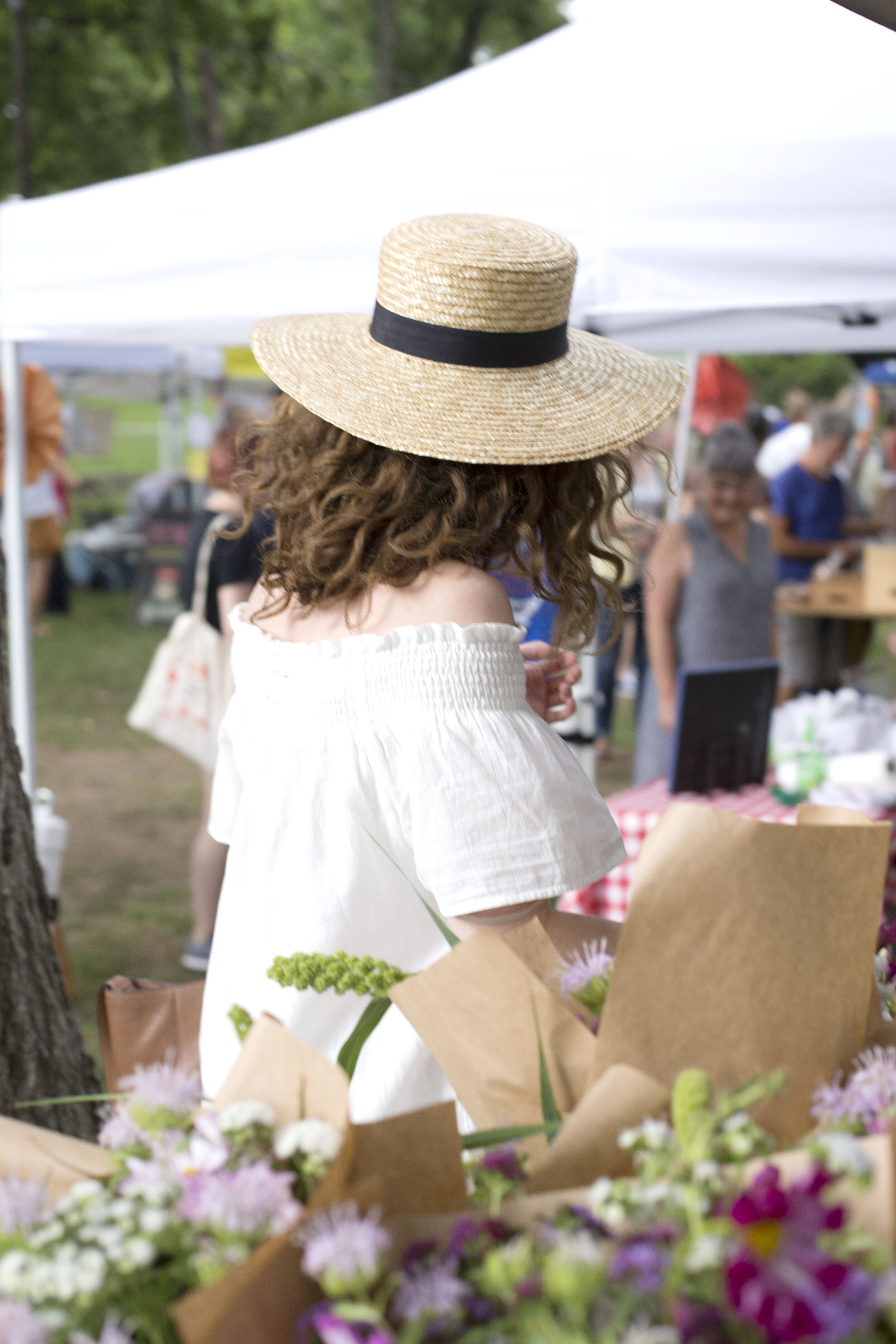 outfit: farmers market dress