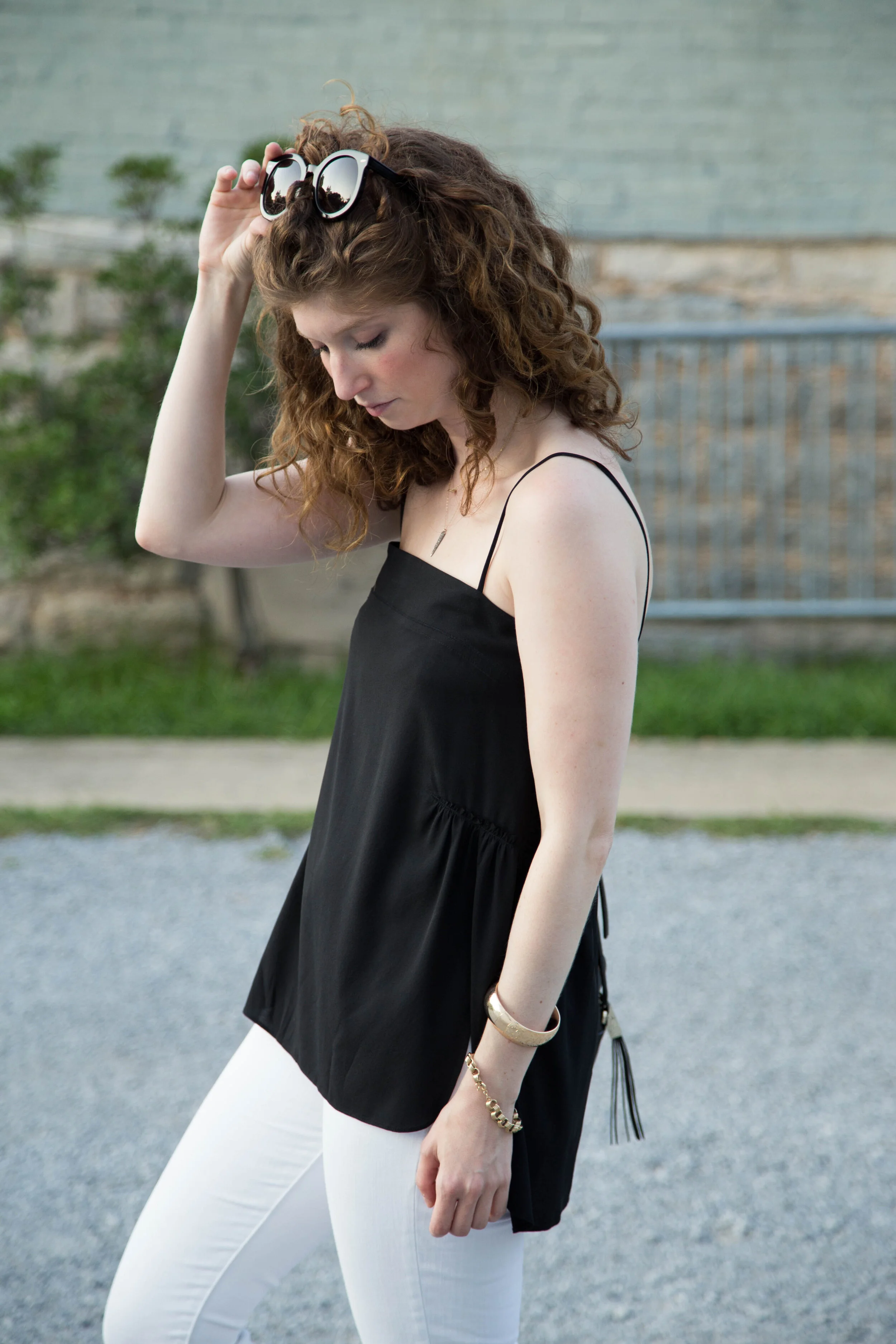 outfit: black & white