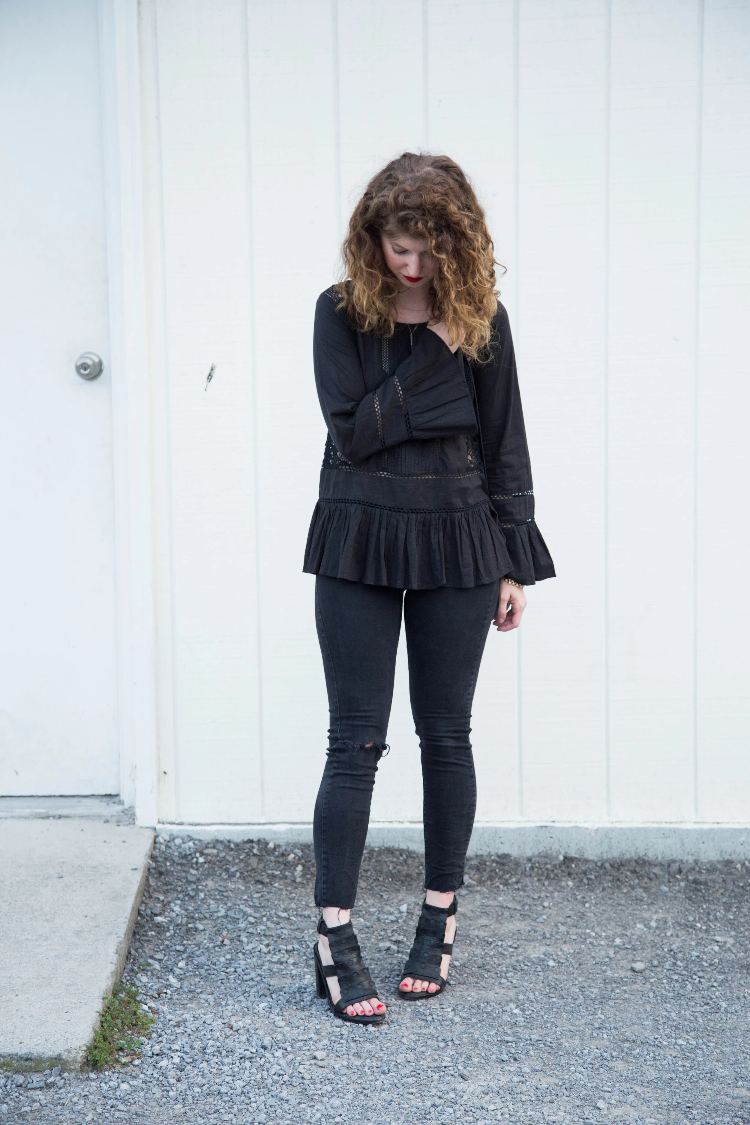 Outfit: All Black in Love Sam