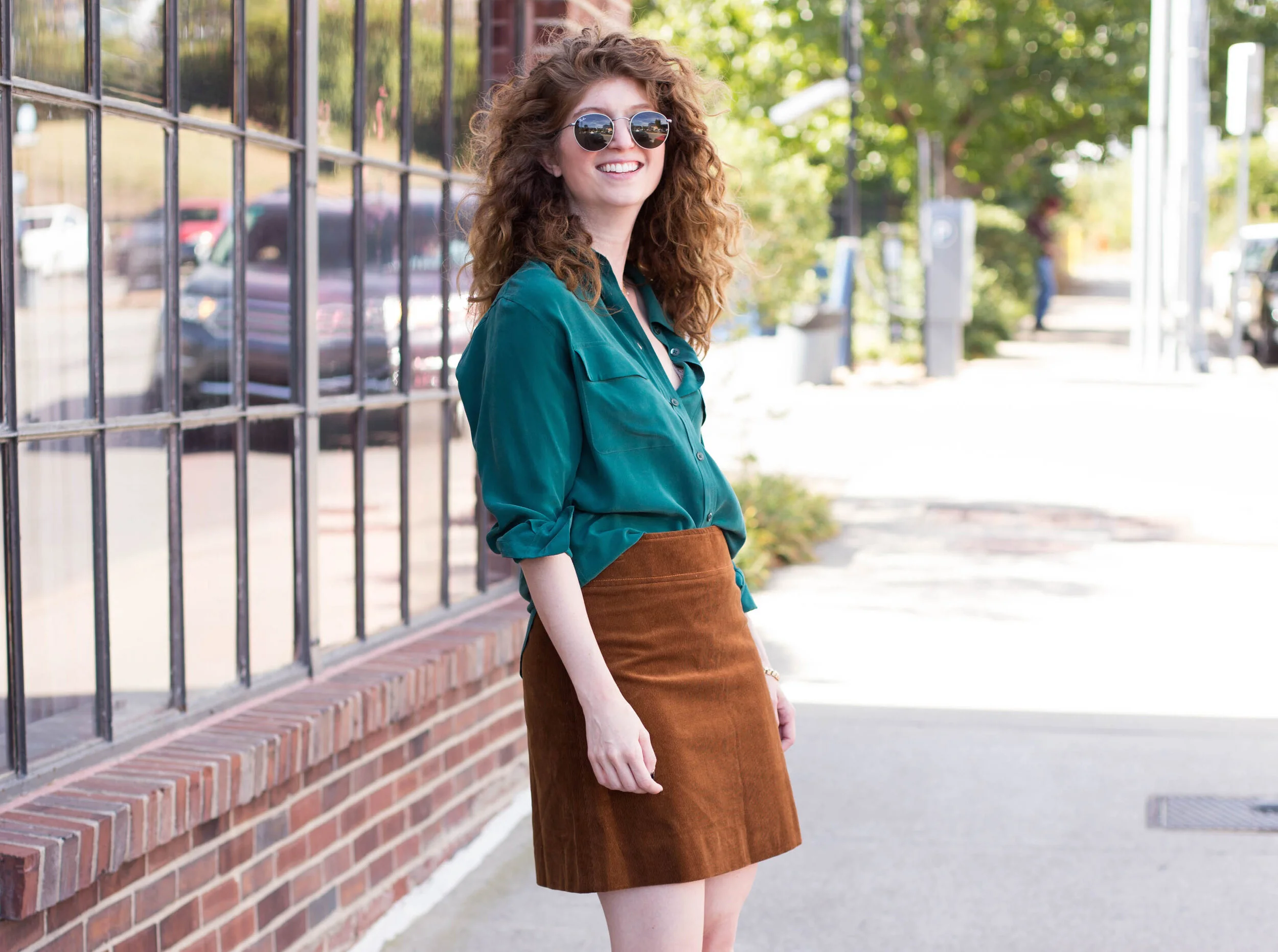 outfit: fall mini skirt