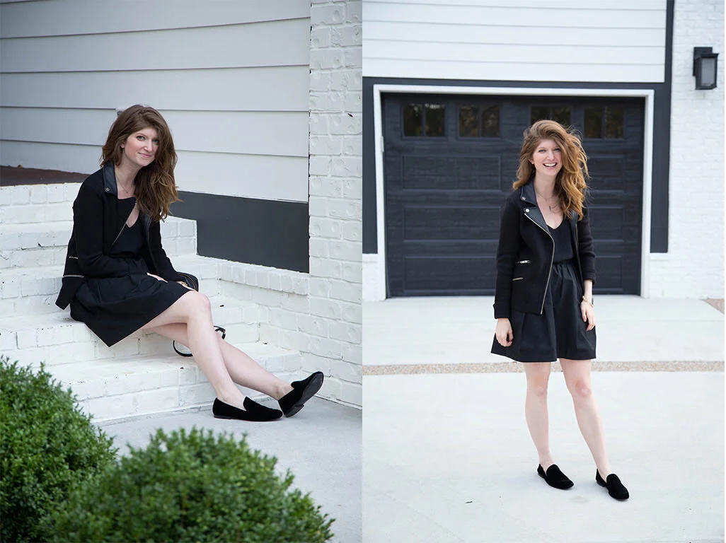 outfit: Transitional all black outfit