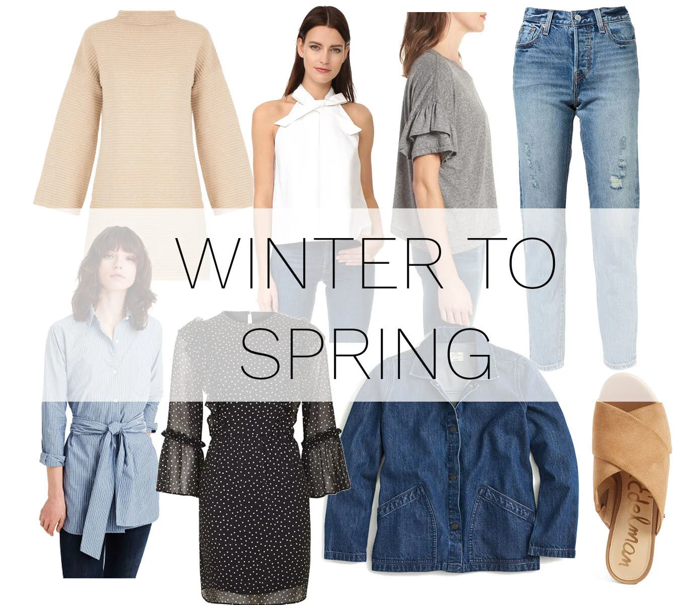 buy now wear now & later | winter to spring