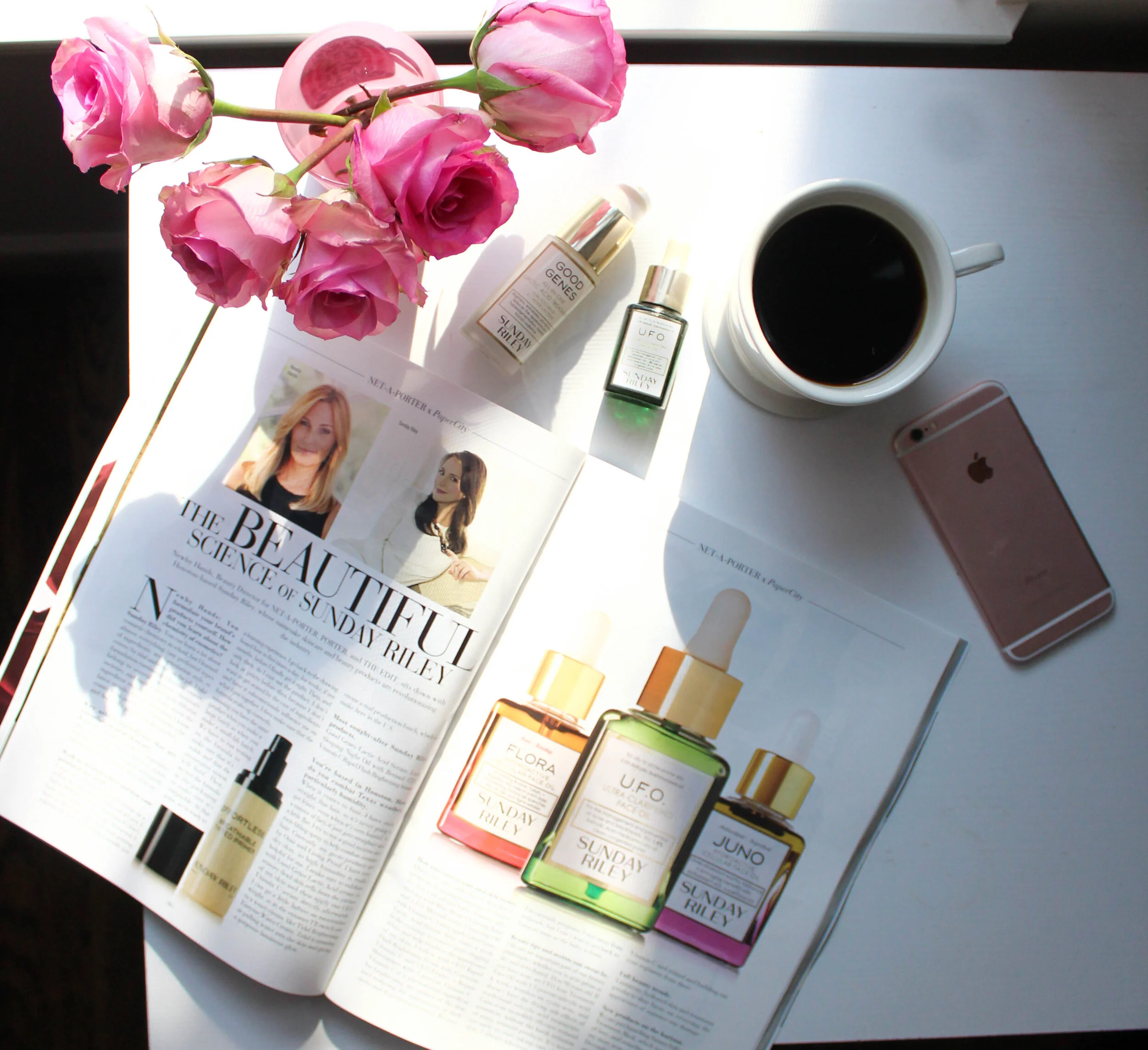 Skin Care info from Sunday Riley ℅ Paper City