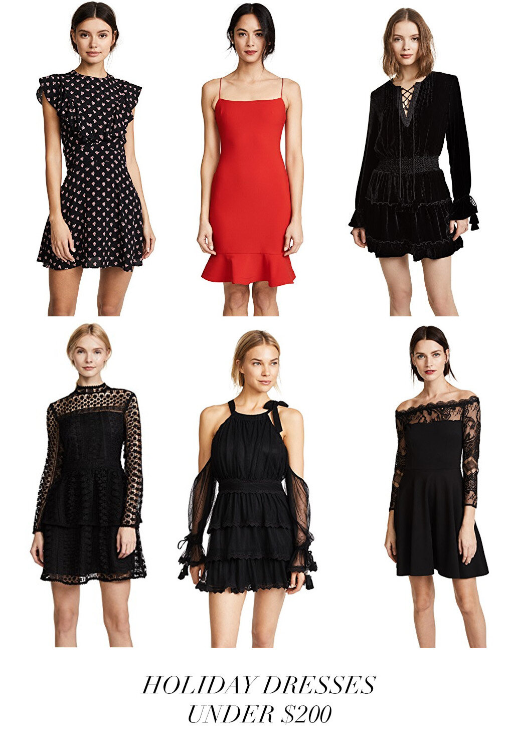 Holiday Dresses under $200