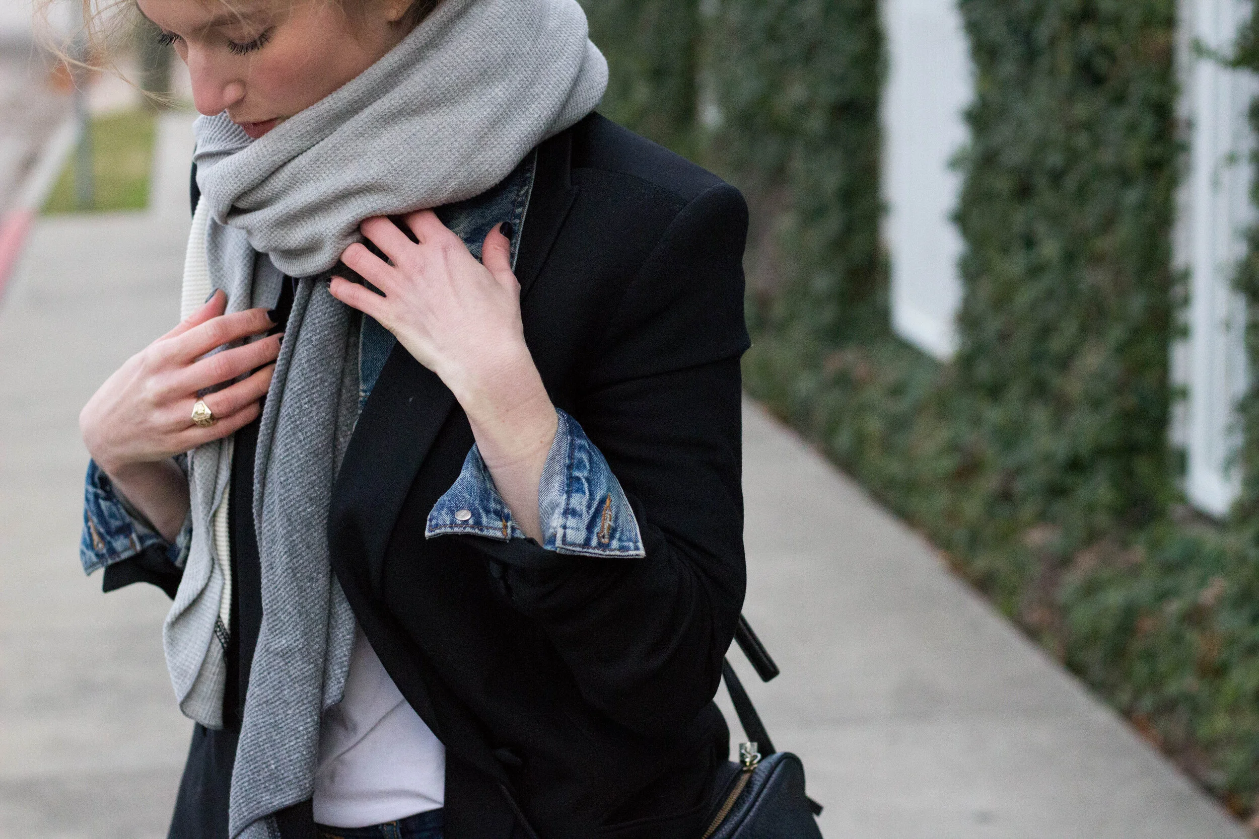 Denim and Blazer Layers