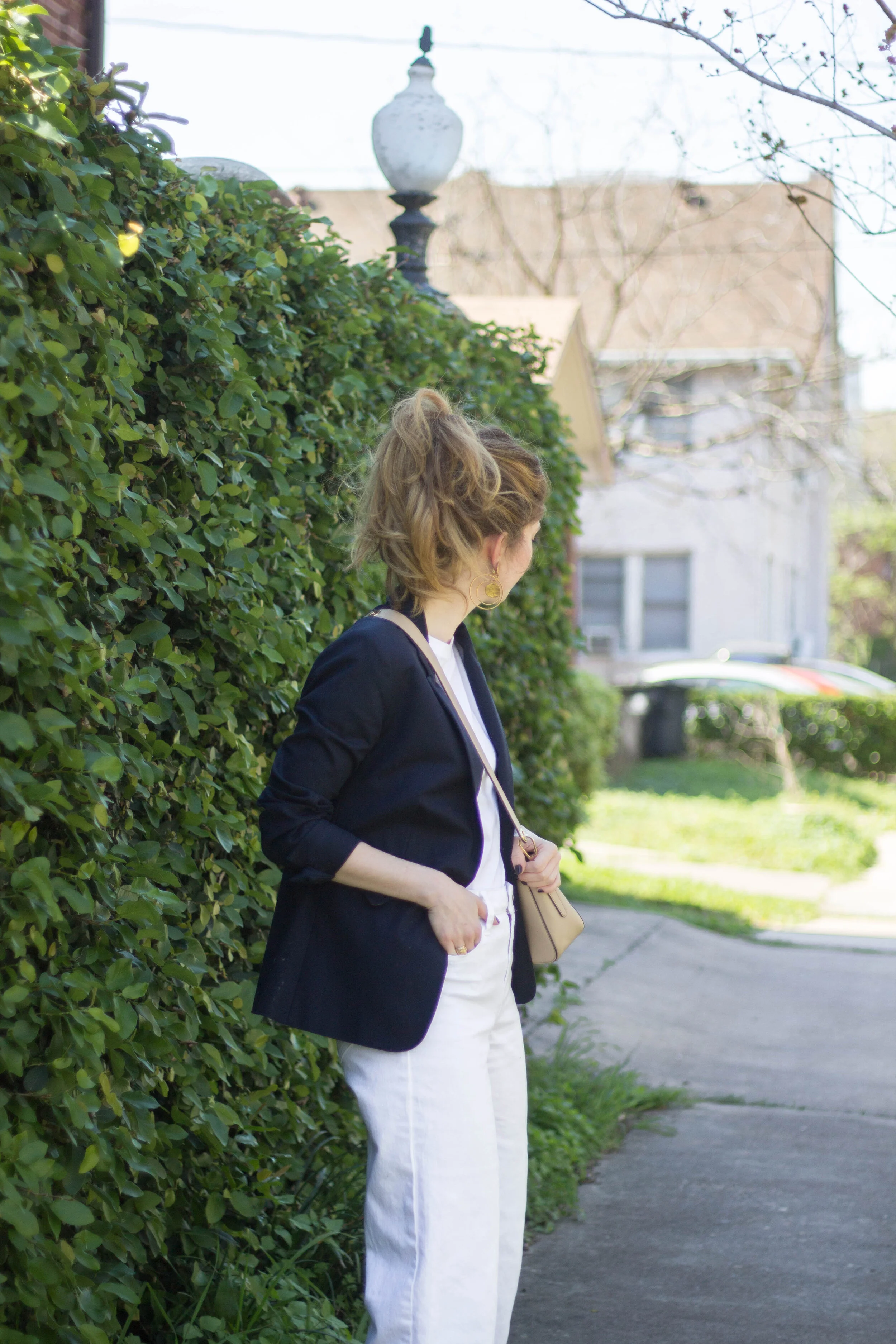 Spring All White Outfit