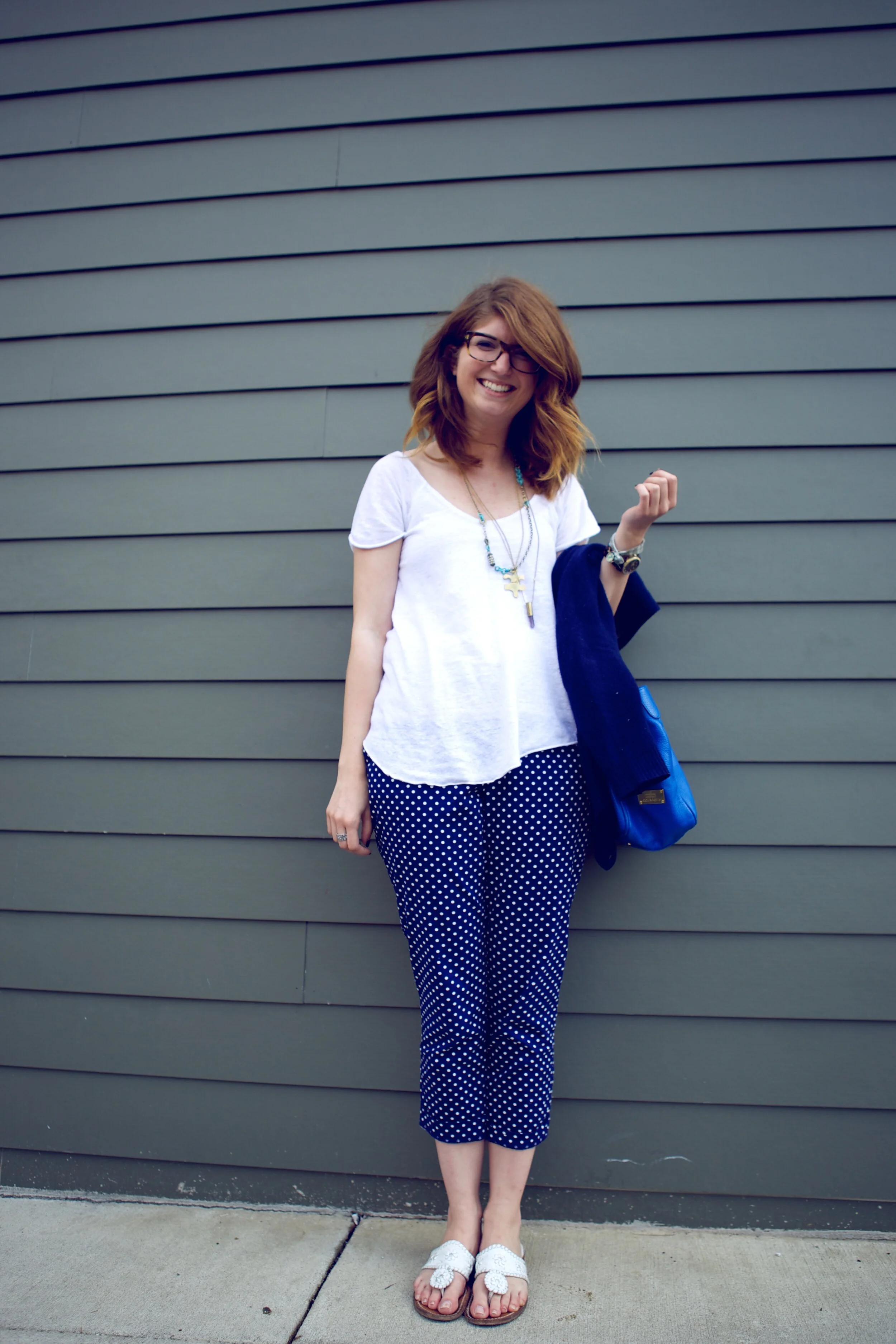 outfit: polka dots & ice cream 