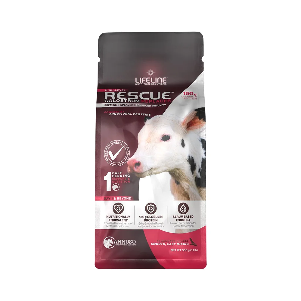 LIFELINE Rescue High-Level Colostrum Replacer for Calves