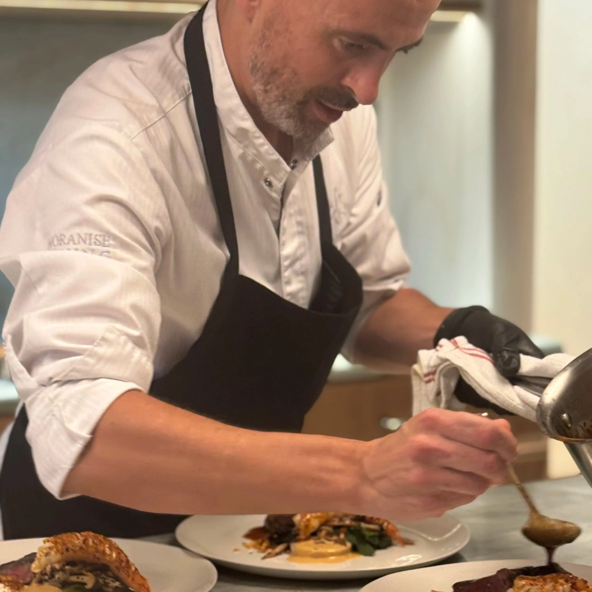 Chef Pierre for a private corporate dinner
