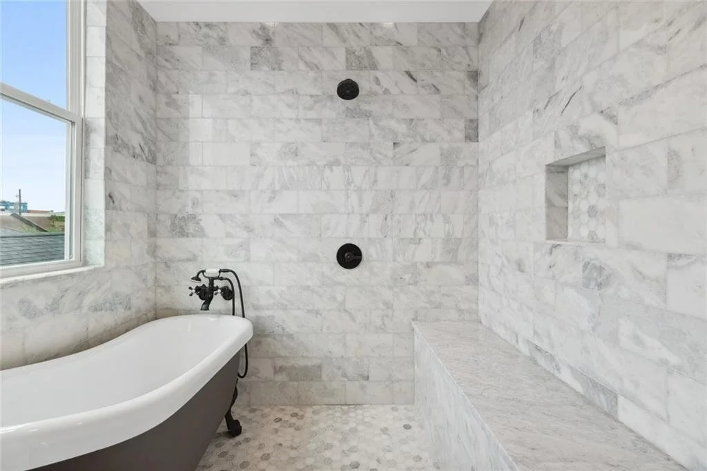 If you need us, we will be here all weekend! 🛁✨

Our Peniston St project has the perfect getaway spa-oasis right at home! 

 #neworleans #uptown #residential #residentialdesign #nolahomes #weekend #weekendmood #bathroom #bathroomdesign #bathroominsp