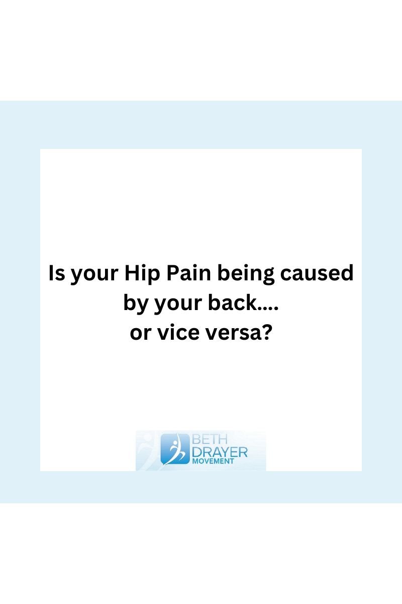 Is your Hip Pain being caused by your back….or vice versa?