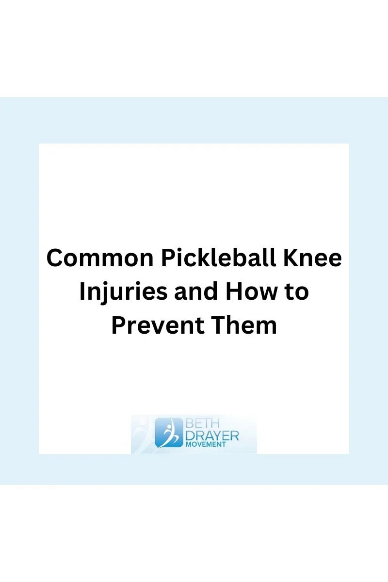 Common Pickleball Knee Injuries and How to Prevent Them