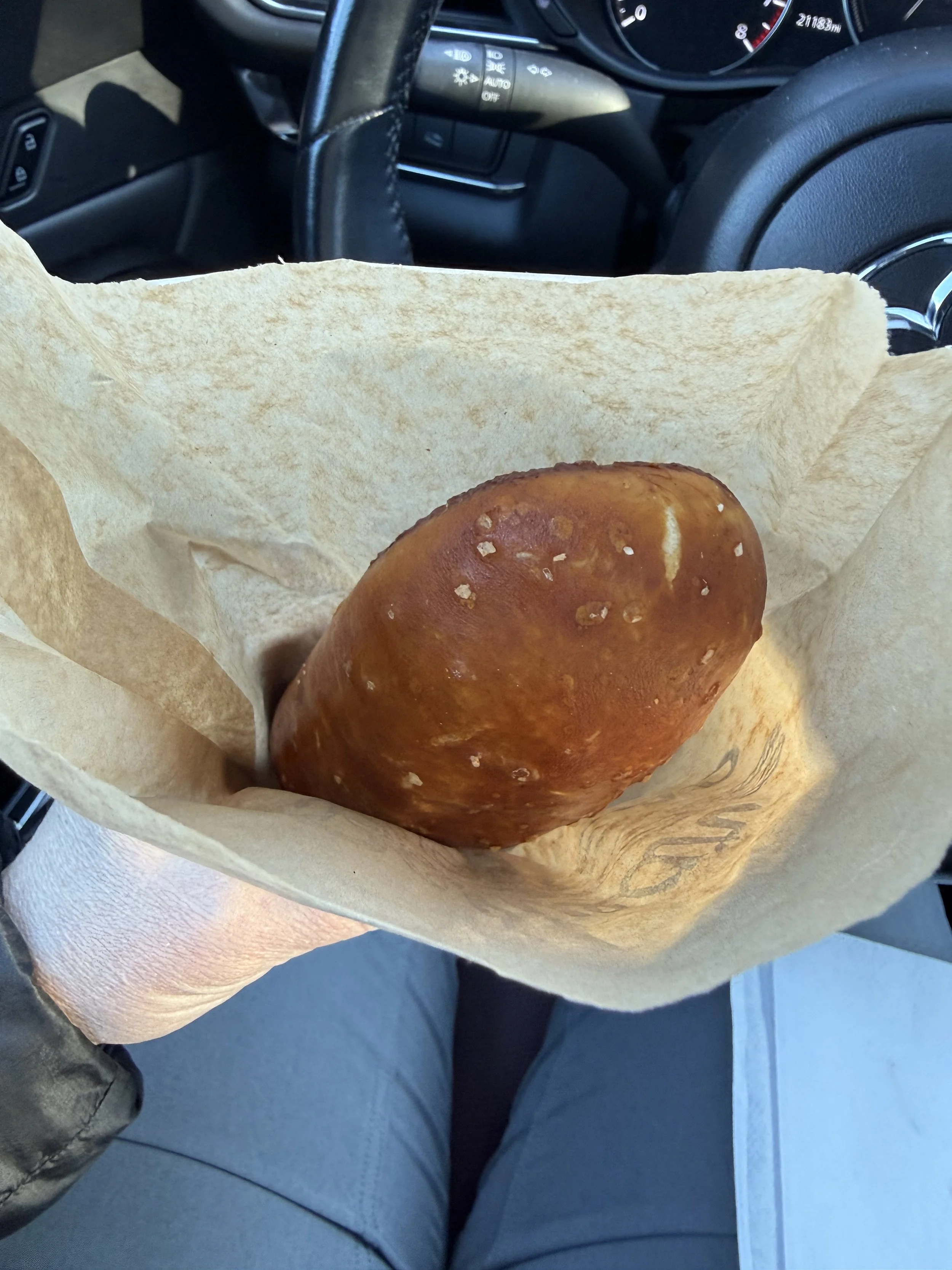 Pepperoni roll - before