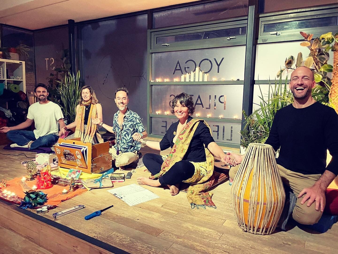The biggest thanks to James, his amazing team of musicians, and all of you for bringing your hearts and voices to East of Eden on Friday for Kirtan, and raising over &pound;1000 for @railwaychildrenindia. Also huge thanks to the team at the studio fo