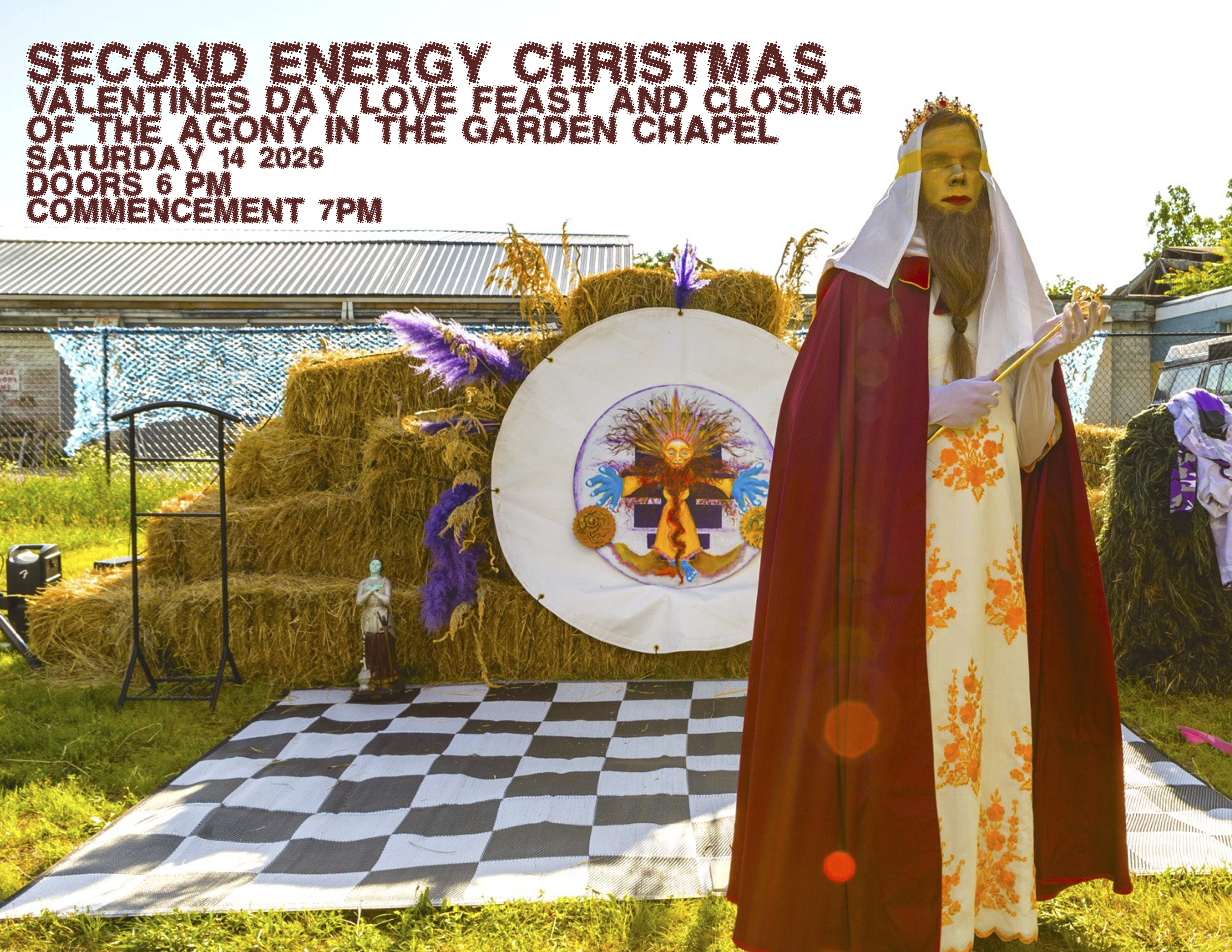 Second Energy Christmas: Valentines day Love feast and closing of the agony in the garden chapel 