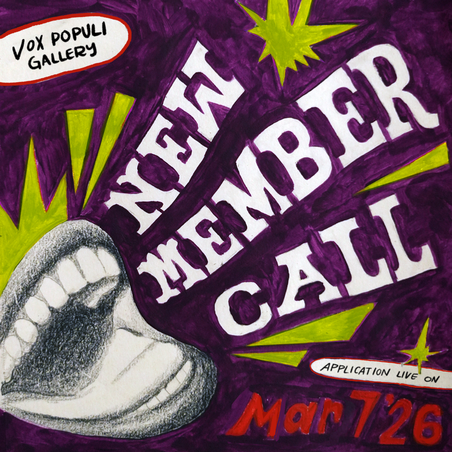 Open Call for New Members 