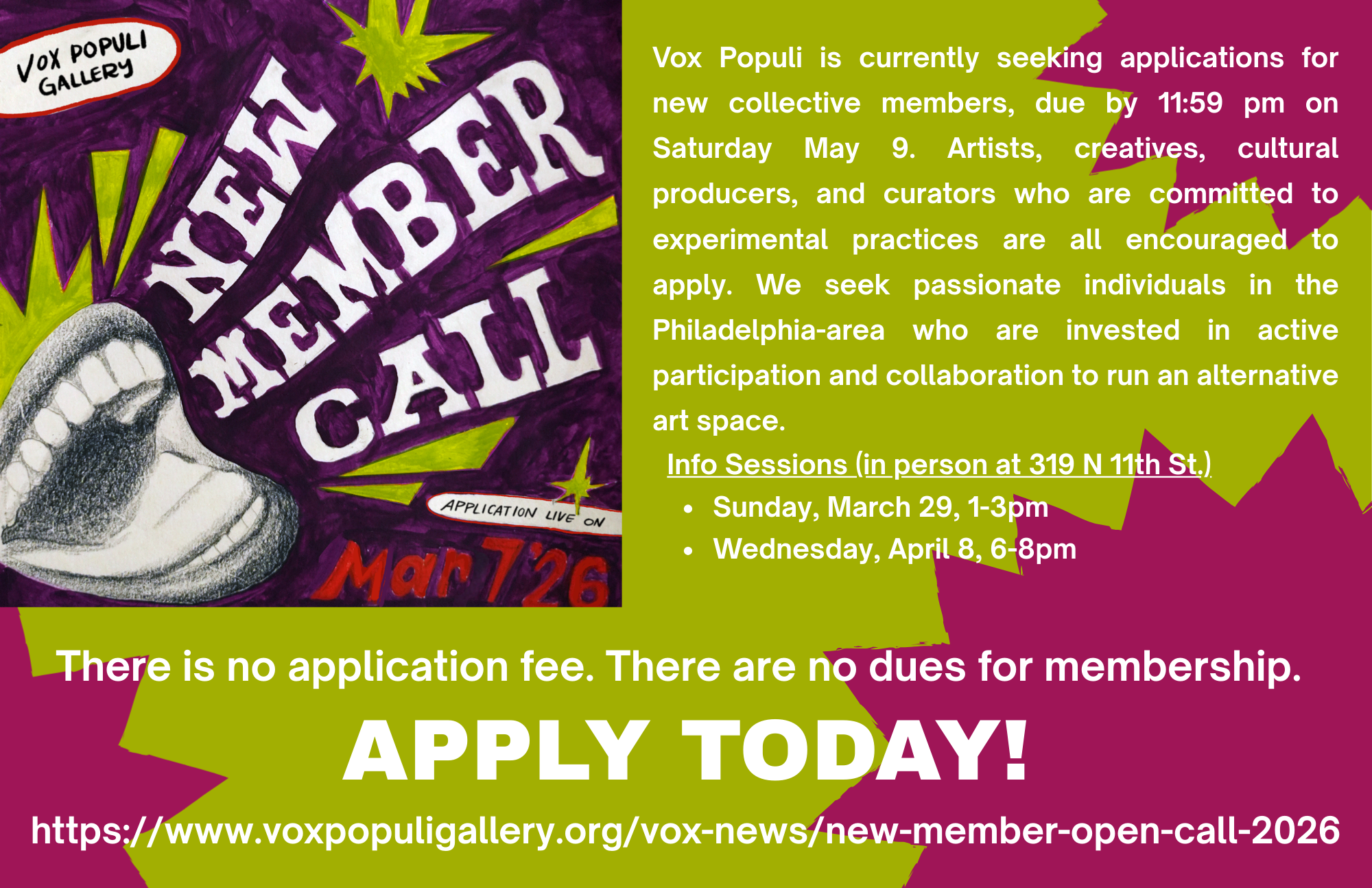 New Member Information Session - March