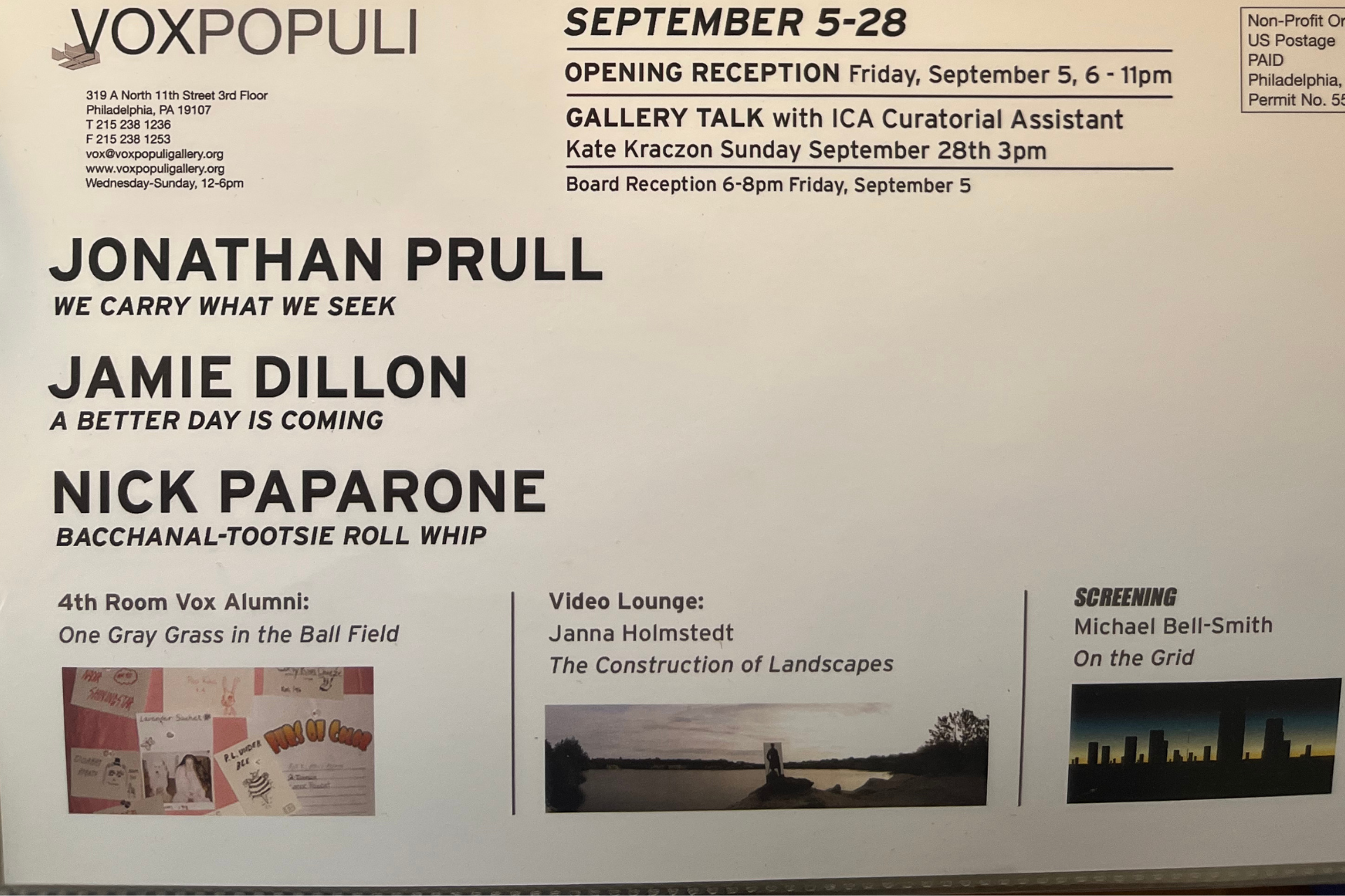 The Construction of Landscapes