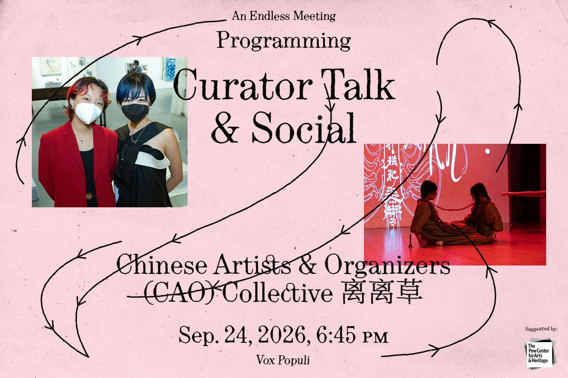Curator Talk + Social