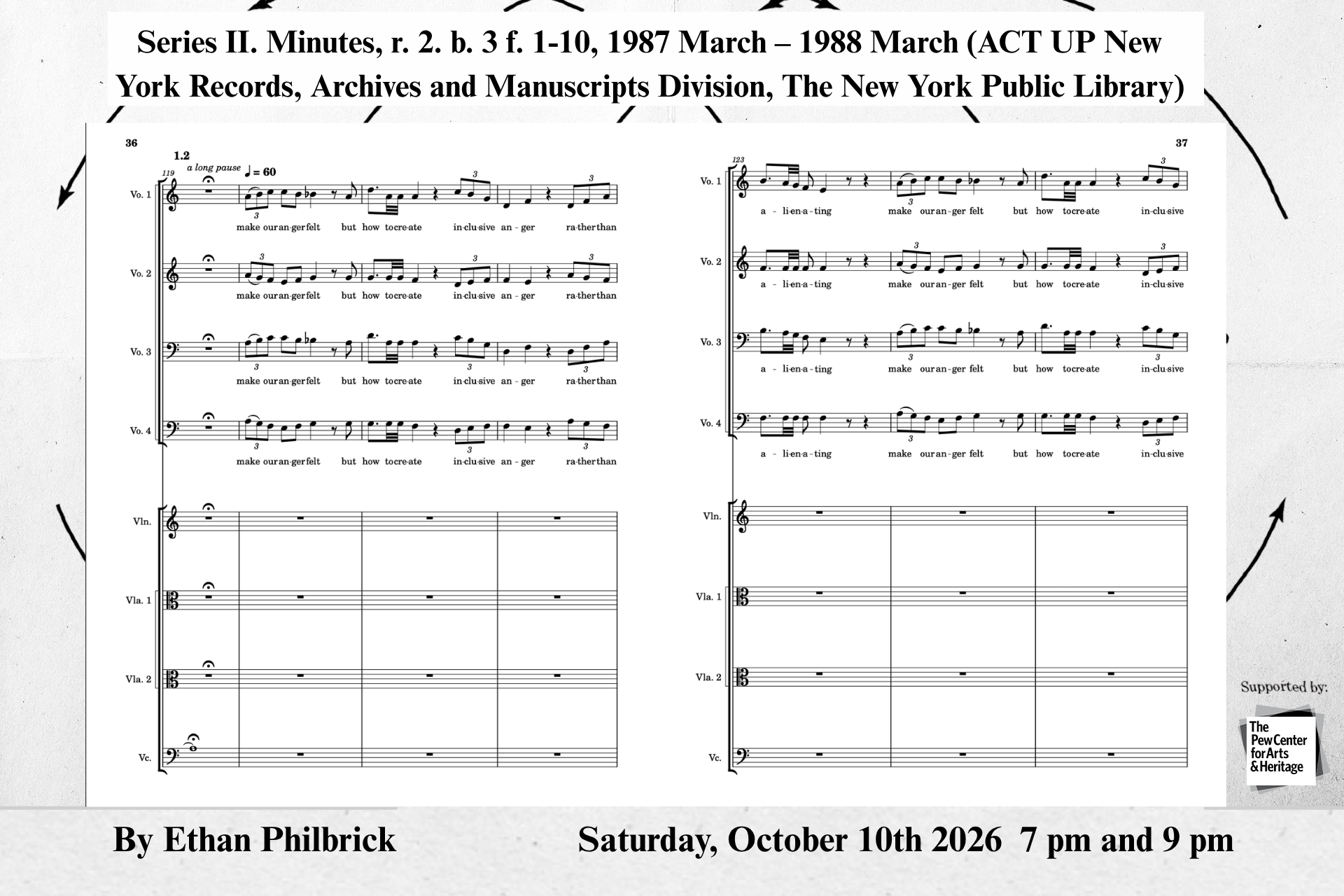 Series II. Minutes, r. 2. b. 3 f. 1-10, 1987 March – 1988 March (ACT UP New York Records, Archives and Manuscripts Division, The New York Public Library)