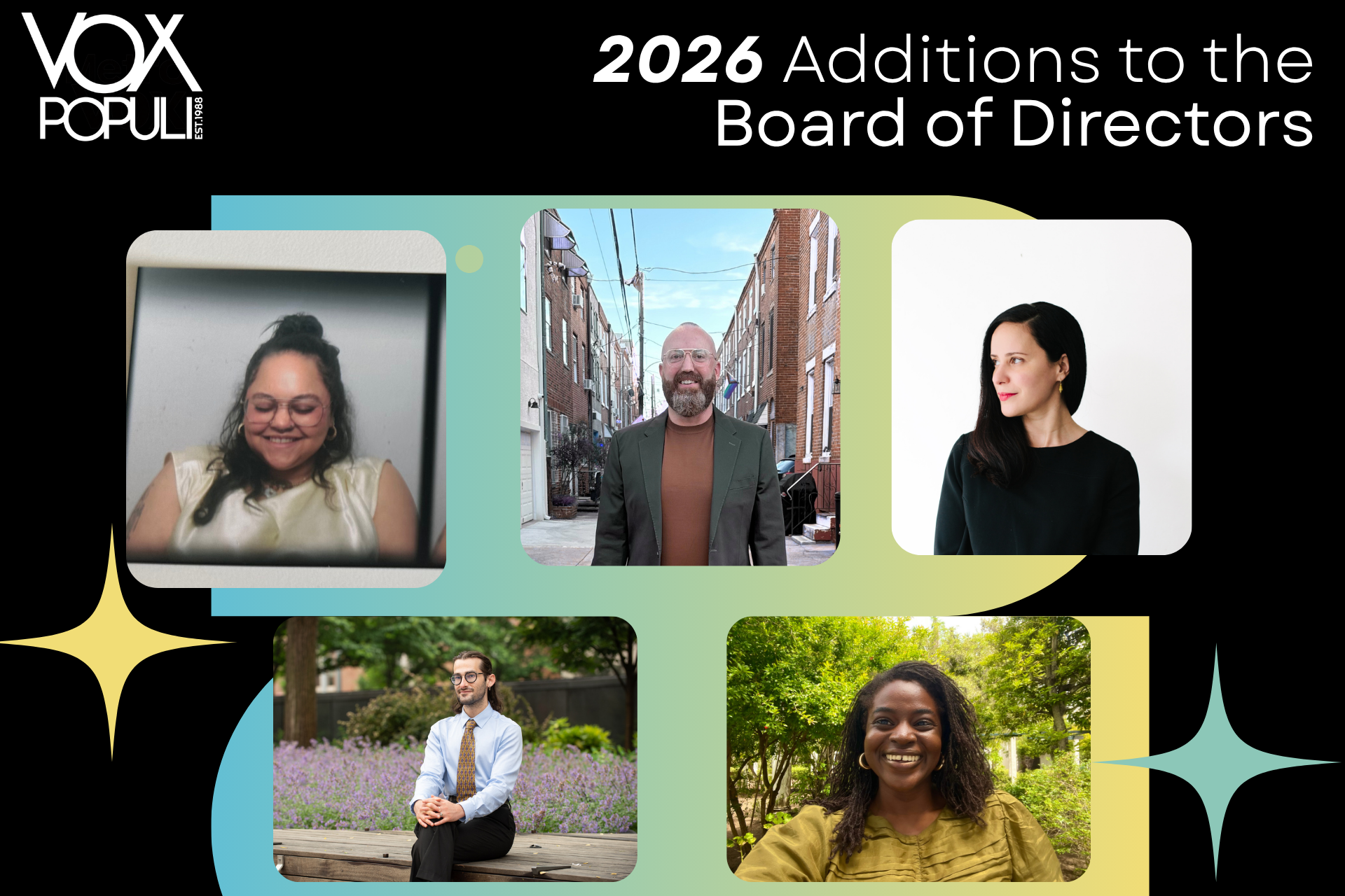 Announcing New Board Members!