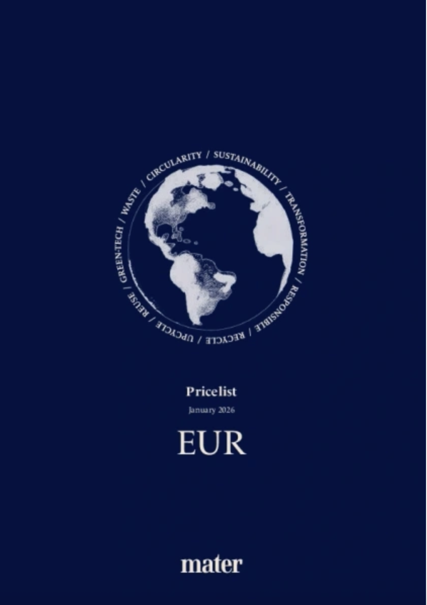 Mater SS26 Pricelist