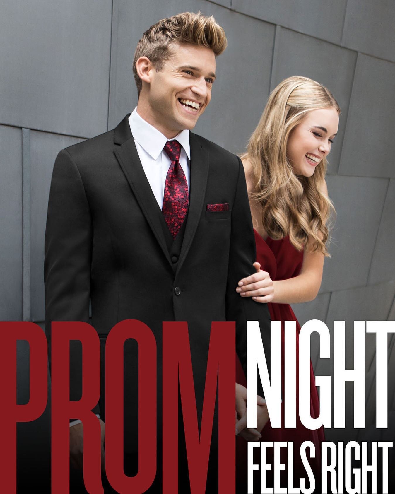 Prom is approaching fast so don’t forget to get your appointment scheduled for a suit/tuxedo fitting! We have tons of options to rent or buy. Maybe you’re looking for something unique or maybe something classic to match your date. No matt