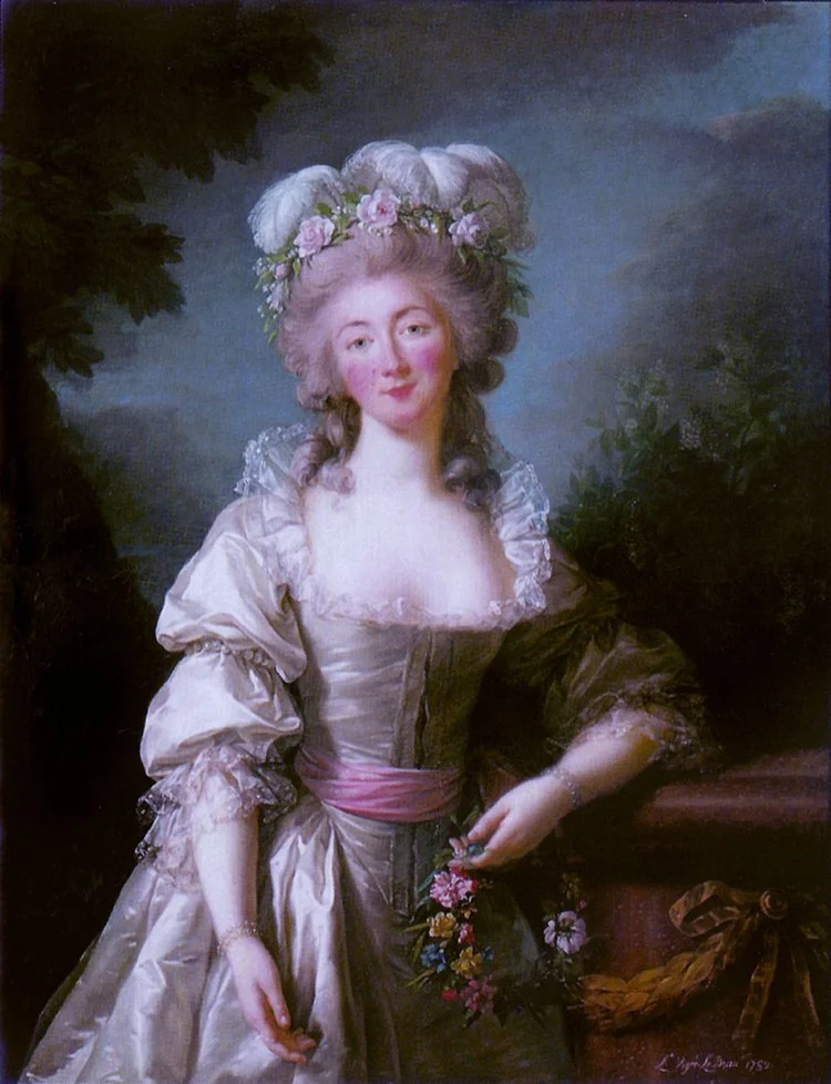 The Comtesse du Barry, Louis XV's mistress