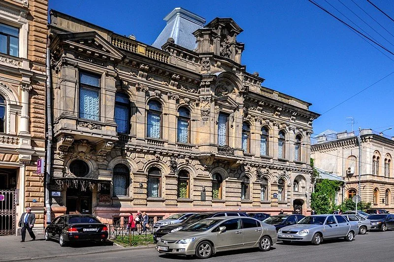 The Kelchs neo gothic mansion in St. Petersburg